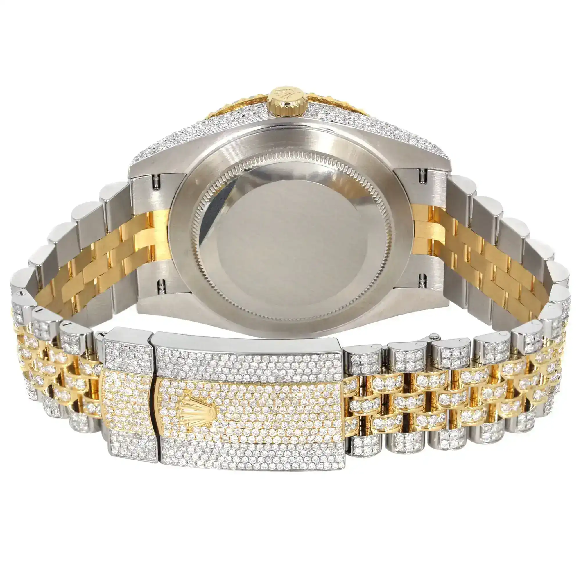 Fake Diamond Watch Iced Out Rolex Replica e180