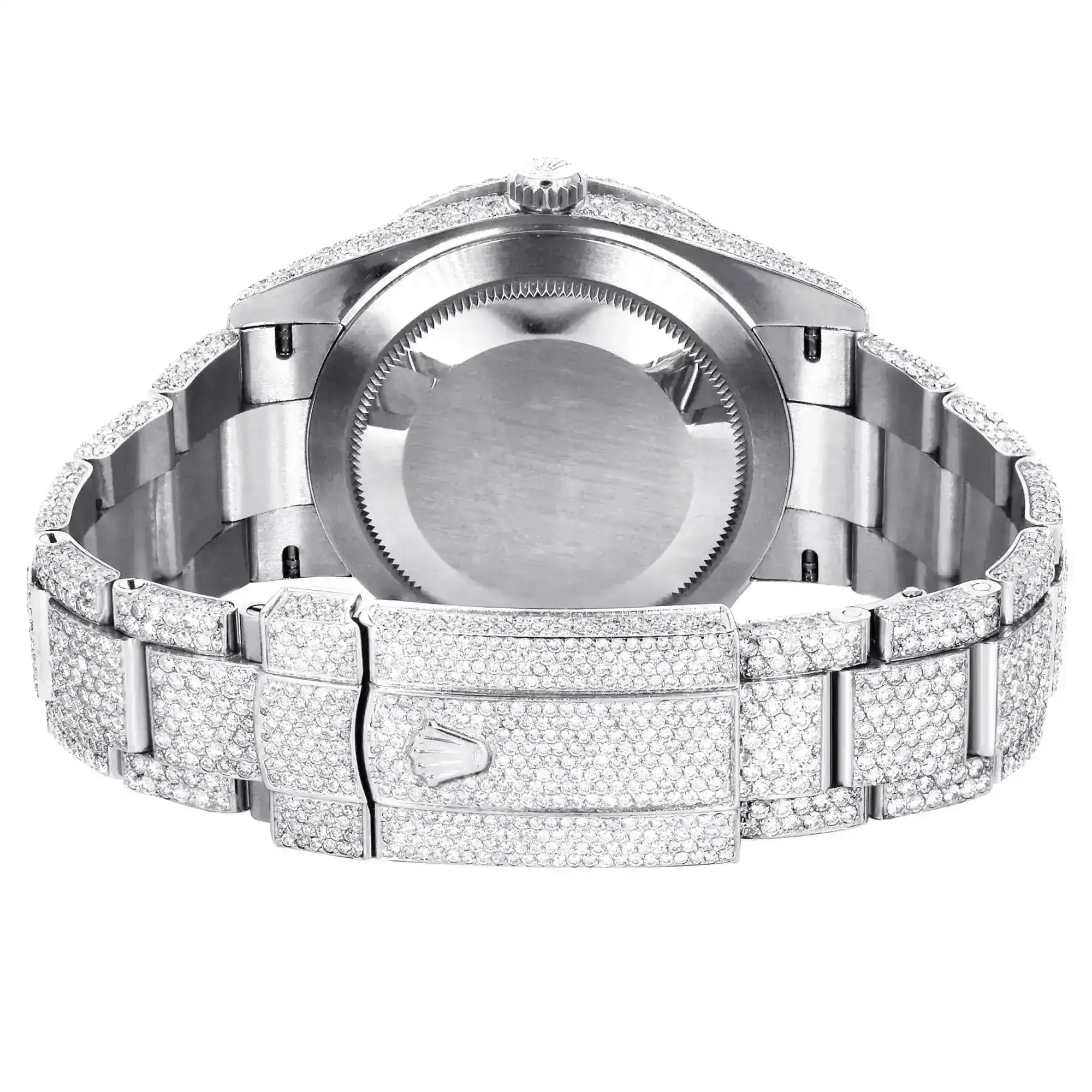 Fake Diamond Watch Iced Out Rolex Replica e193