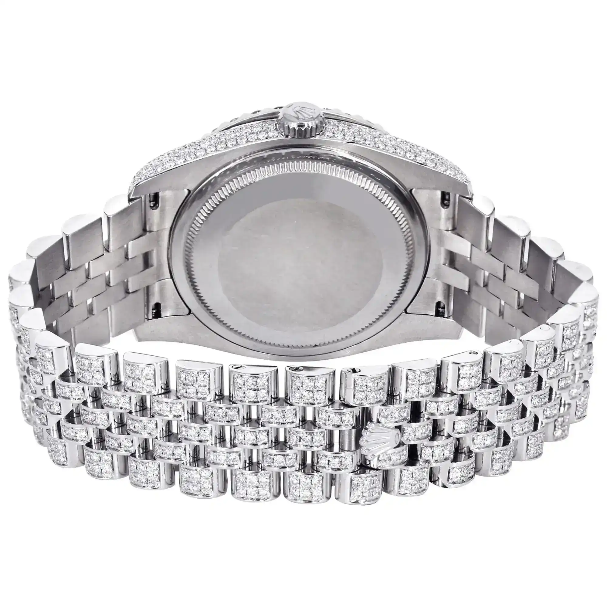 Fake Diamond Watch Iced Out Rolex Replica e321