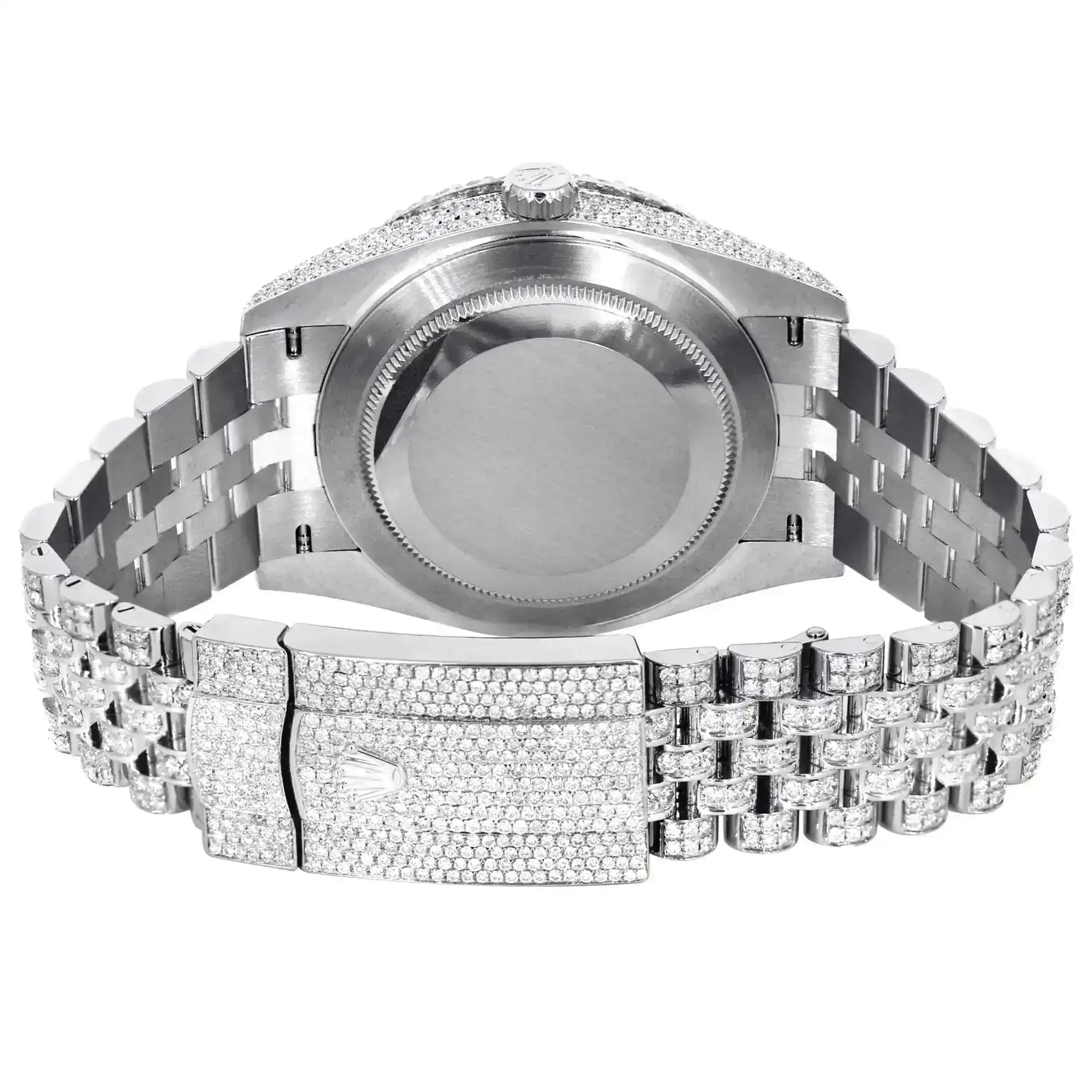 Fake Diamond Watch Iced Out Rolex Replica f037