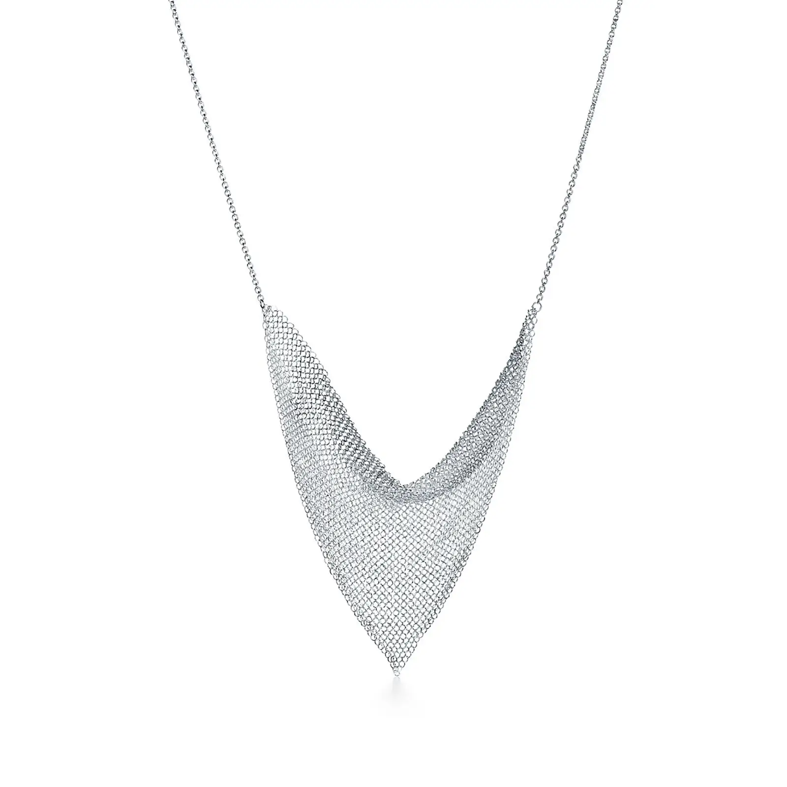 Fake Tiffany Jewelry elsa perettimesh triangle necklace 37783374 980848 ED