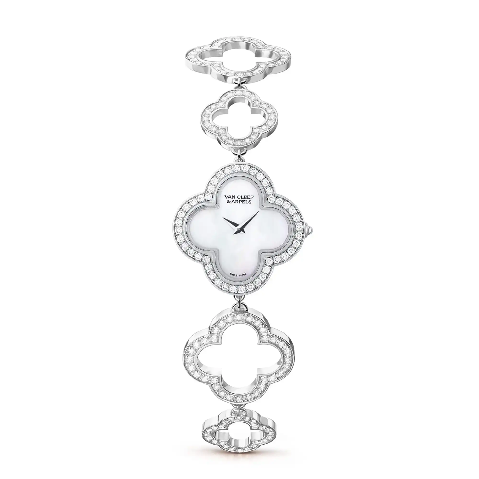 Fake Van Cleef Dupe Alhambra Replica Watch Small Model VCARO8OF00