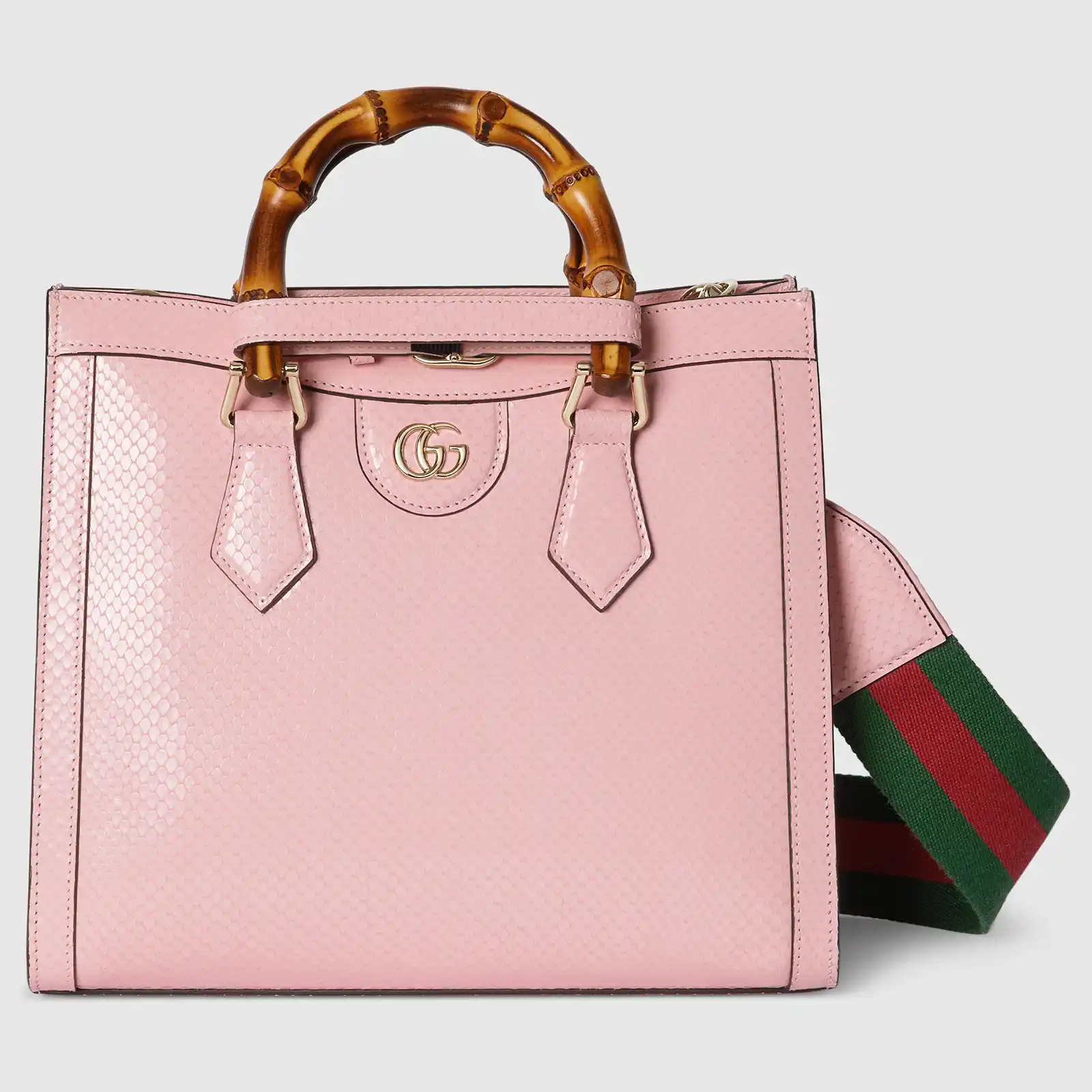 Replica Designer Bag GUCCI Diana Small Python Tote Bag