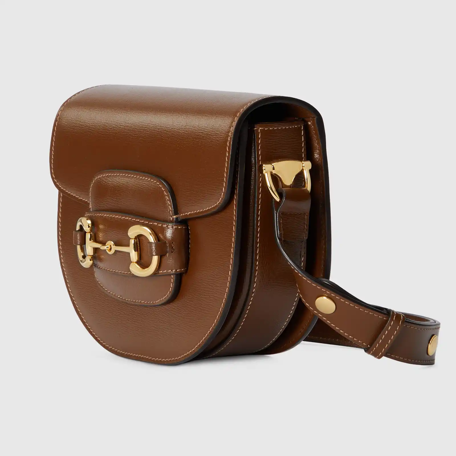 Replica Designer Bag GUCCI Horsebit 1955 Mini Rounded Bag - Image 3