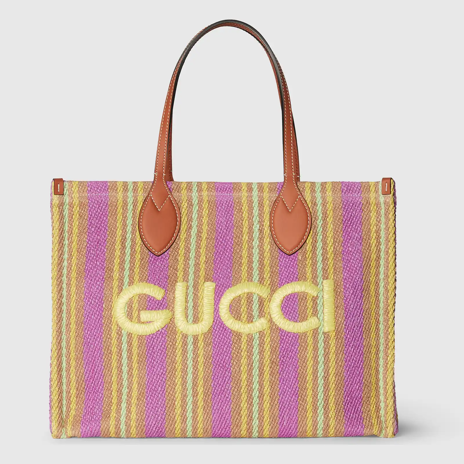 Replica Designer Bag GUCCI Medium Jute Tote With Patch