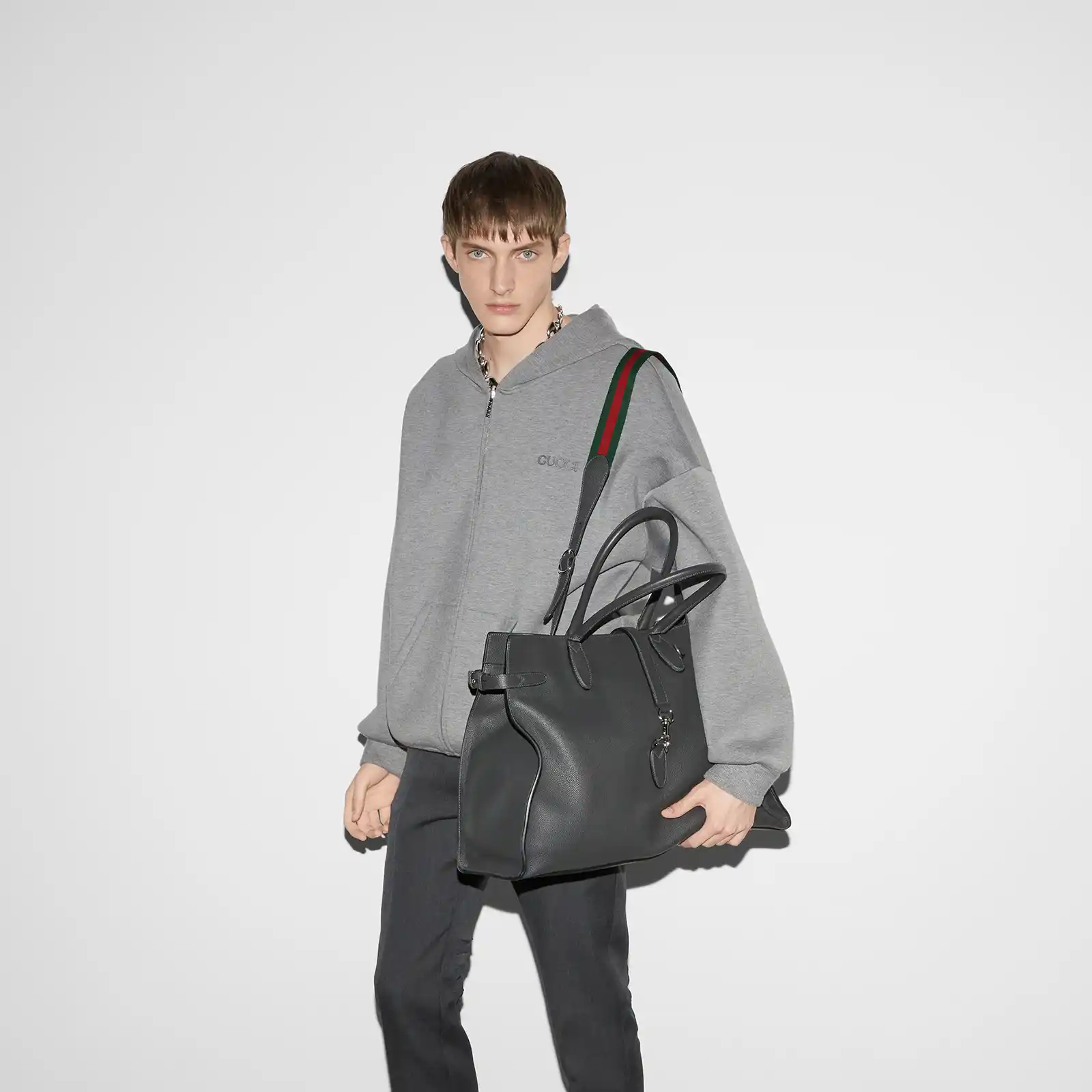 Replica Designer Bag GUCCI Large Tote Bag With Hook Closure - Image 5