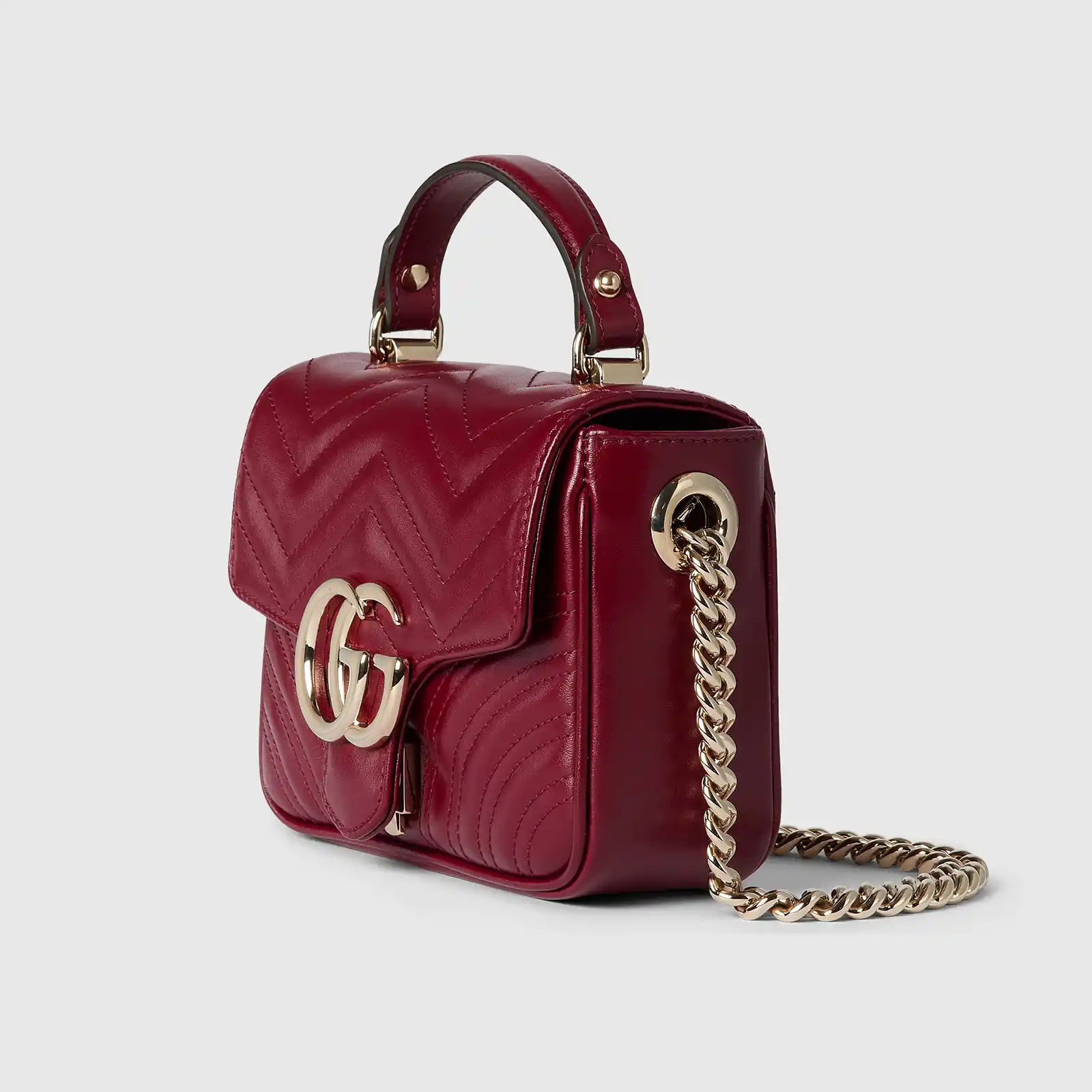 Replica Designer Bag GUCCI GG Marmont Mini Top Handle Bag - Image 3