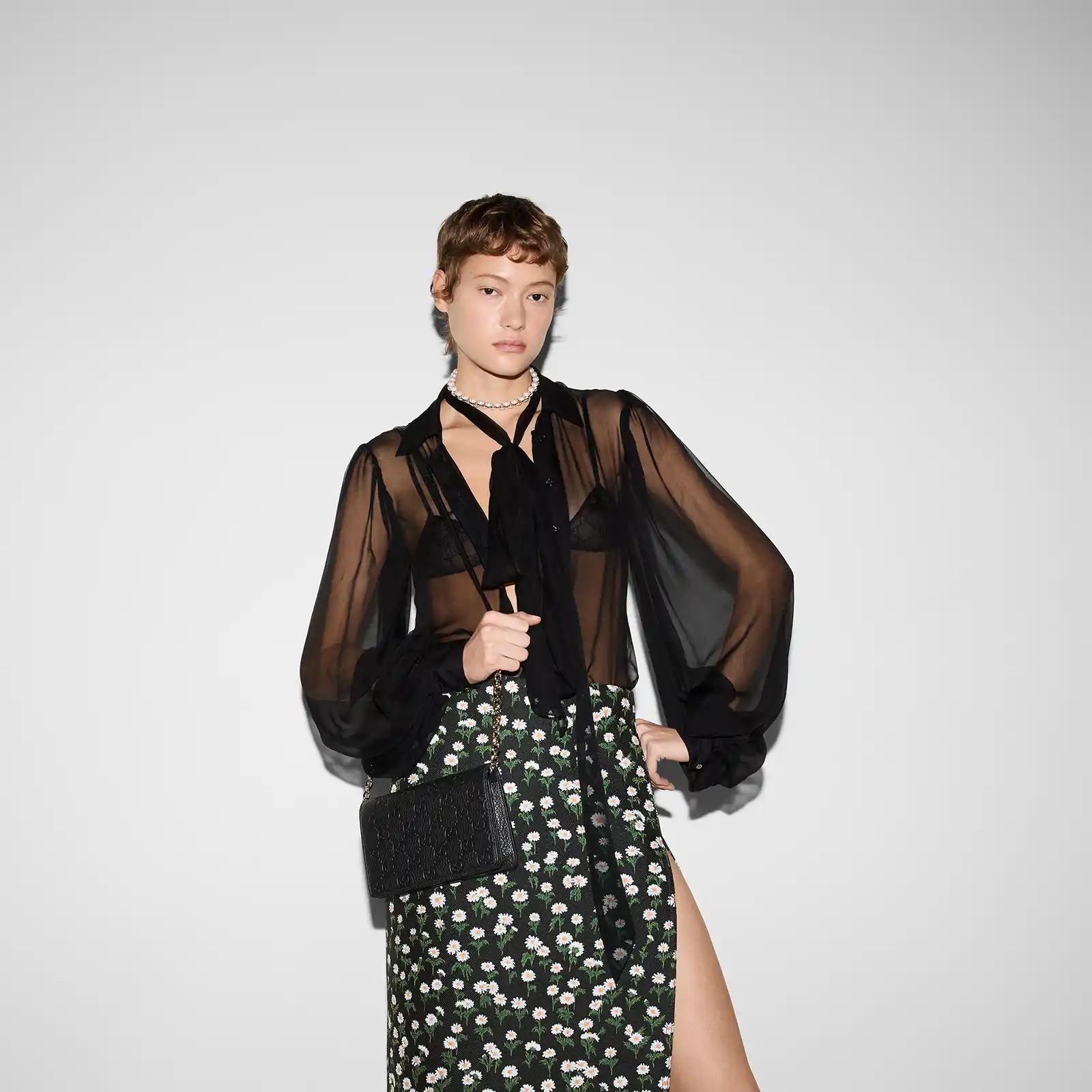 Replica Designer Bag GUCCI GG Emblem Super Mini Shoulder Bag - Image 2