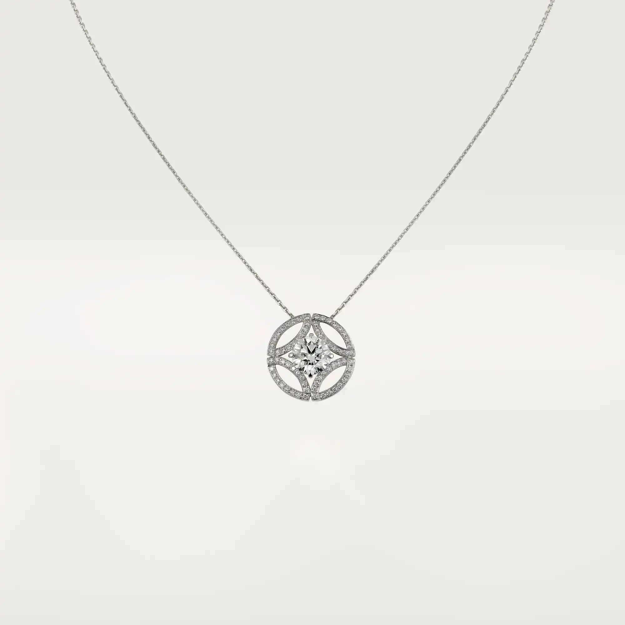 Galanterie de Fake Cartier necklace white gold set Cartier N7424173