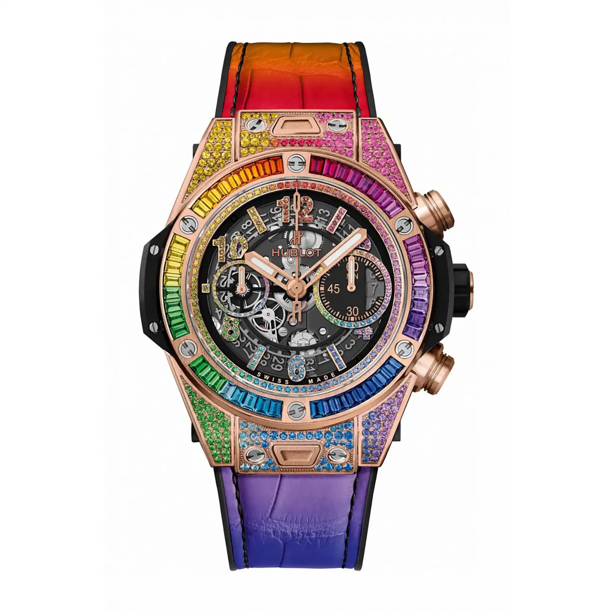 Hublot Replica Watch Big Bang Unico Rainbow King 411 OX 9910 LR 0999