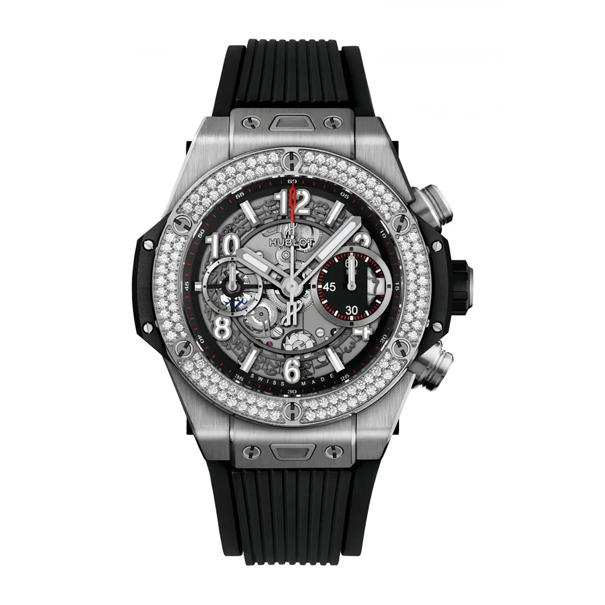 Hublot Replica Watch Big Bang Unico Titanium Diamonds 441 NX 1170 RX 1104