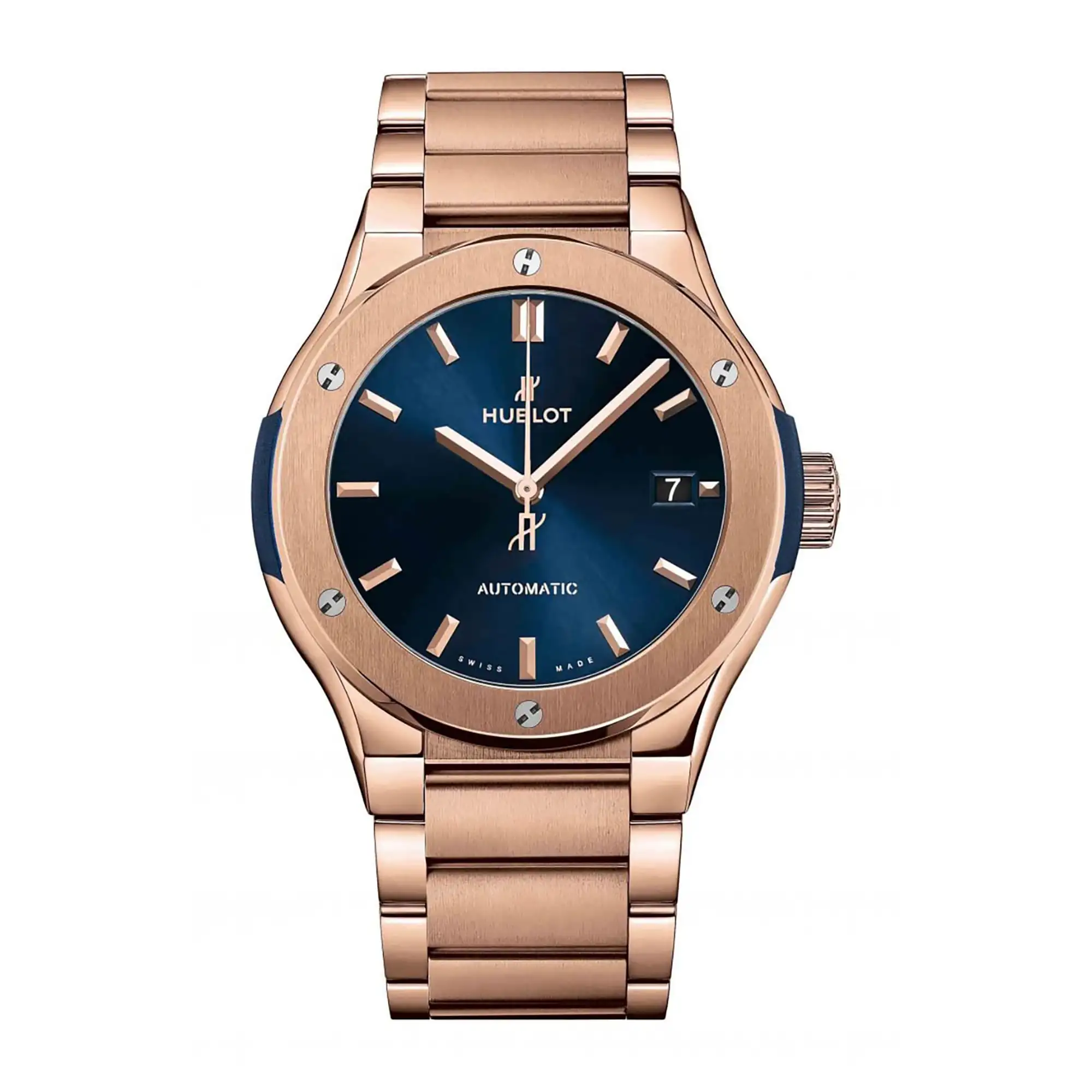 Hublot Replica Watch Classic Fusion Blue King Gold 548 OX 7180 OX