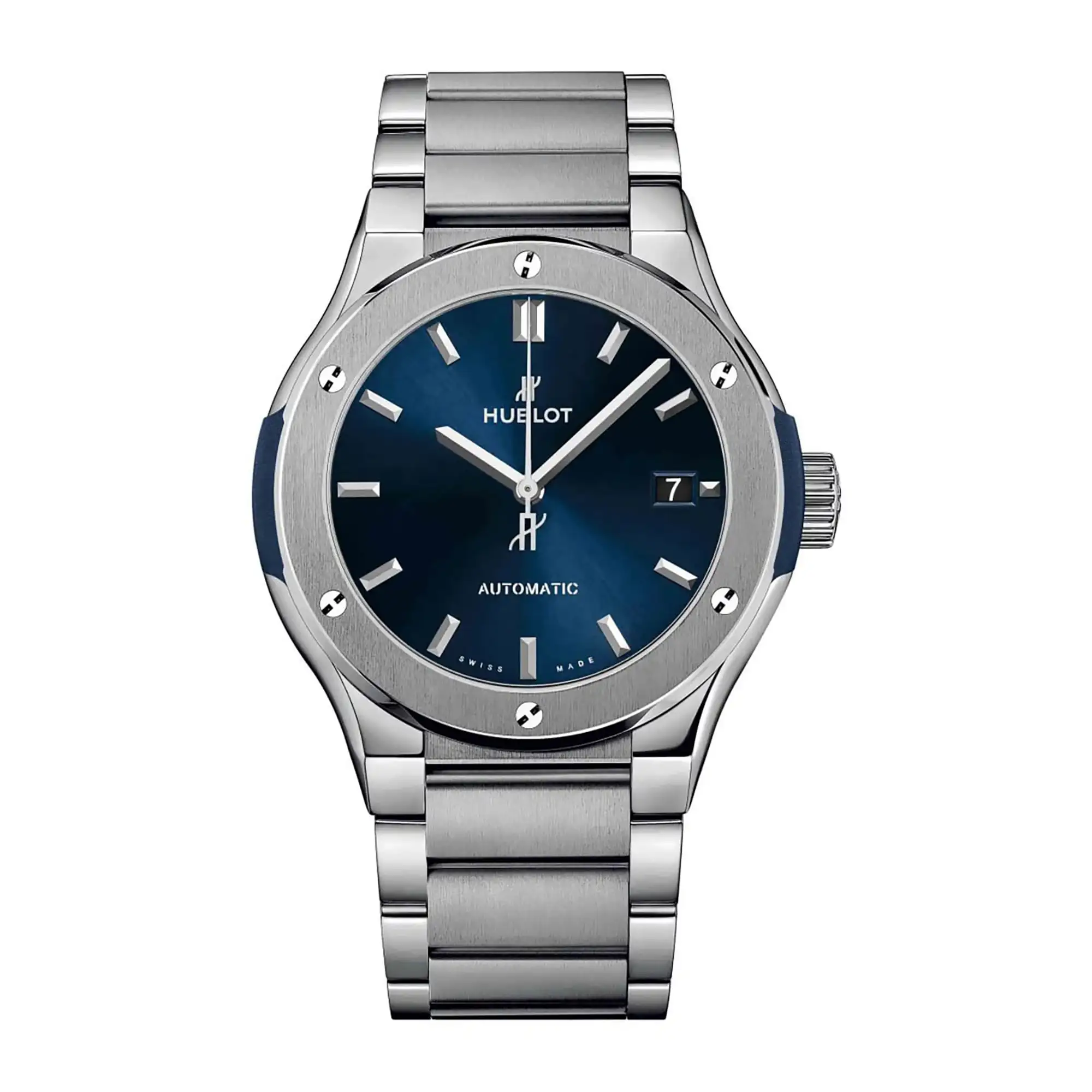 Hublot Replica Watch Classic Fusion Blue Titanium Bracelet 548 NX 7170 NX