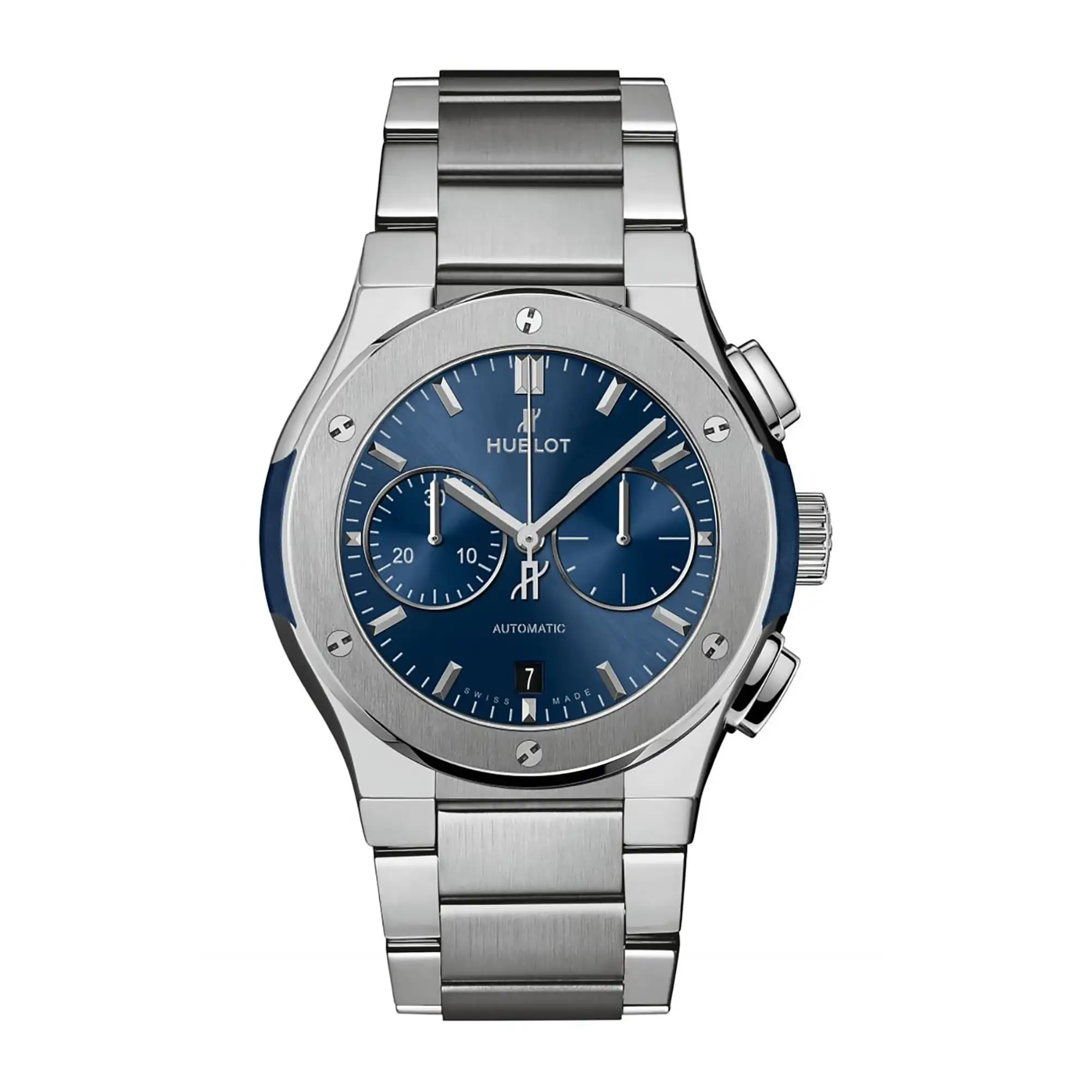 Hublot Replica Watch Classic Fusion Chronograph Titanium Blue 520 NX 7170 NX