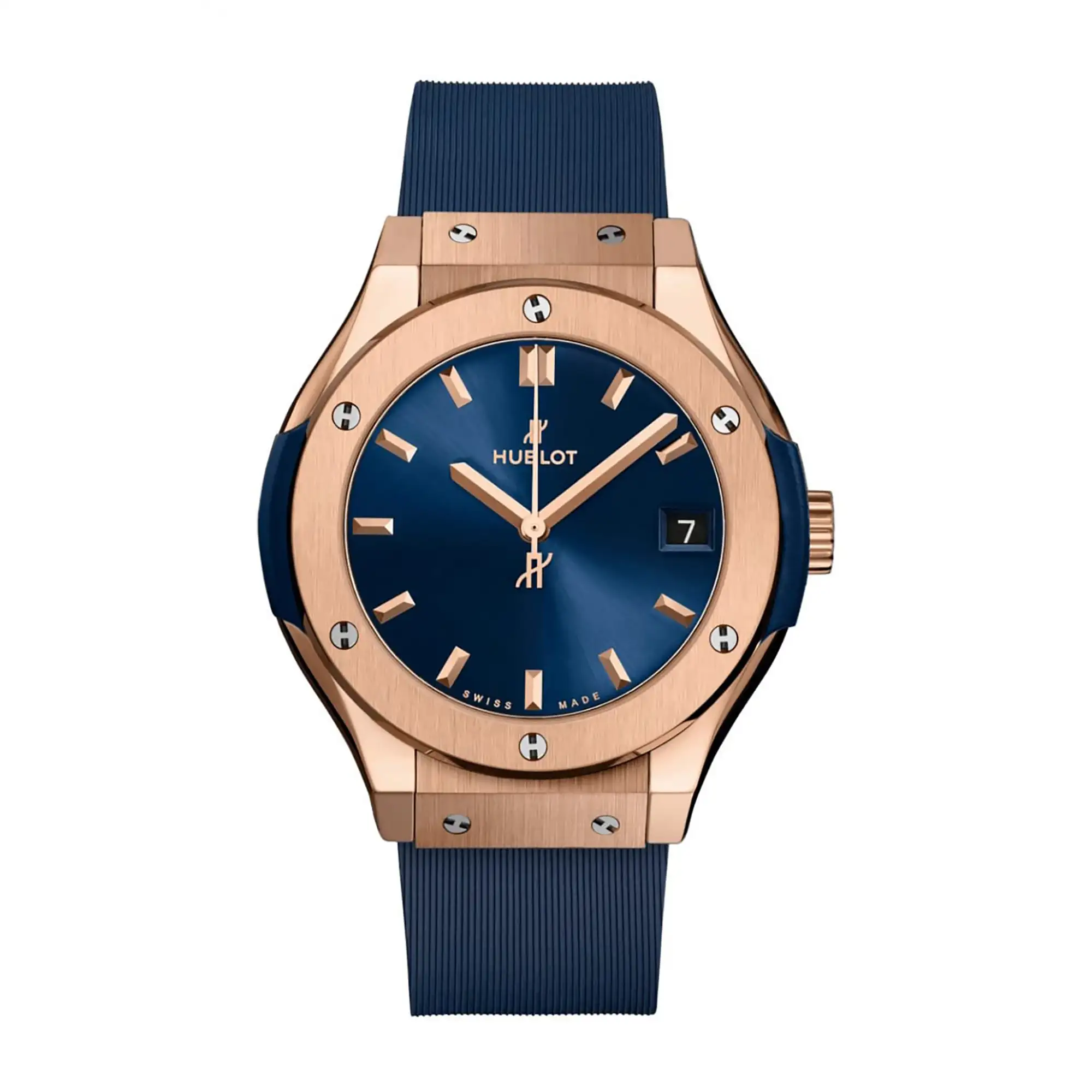 Hublot Replica Watch Classic Fusion King Gold Blue 511 OX 7180 RX