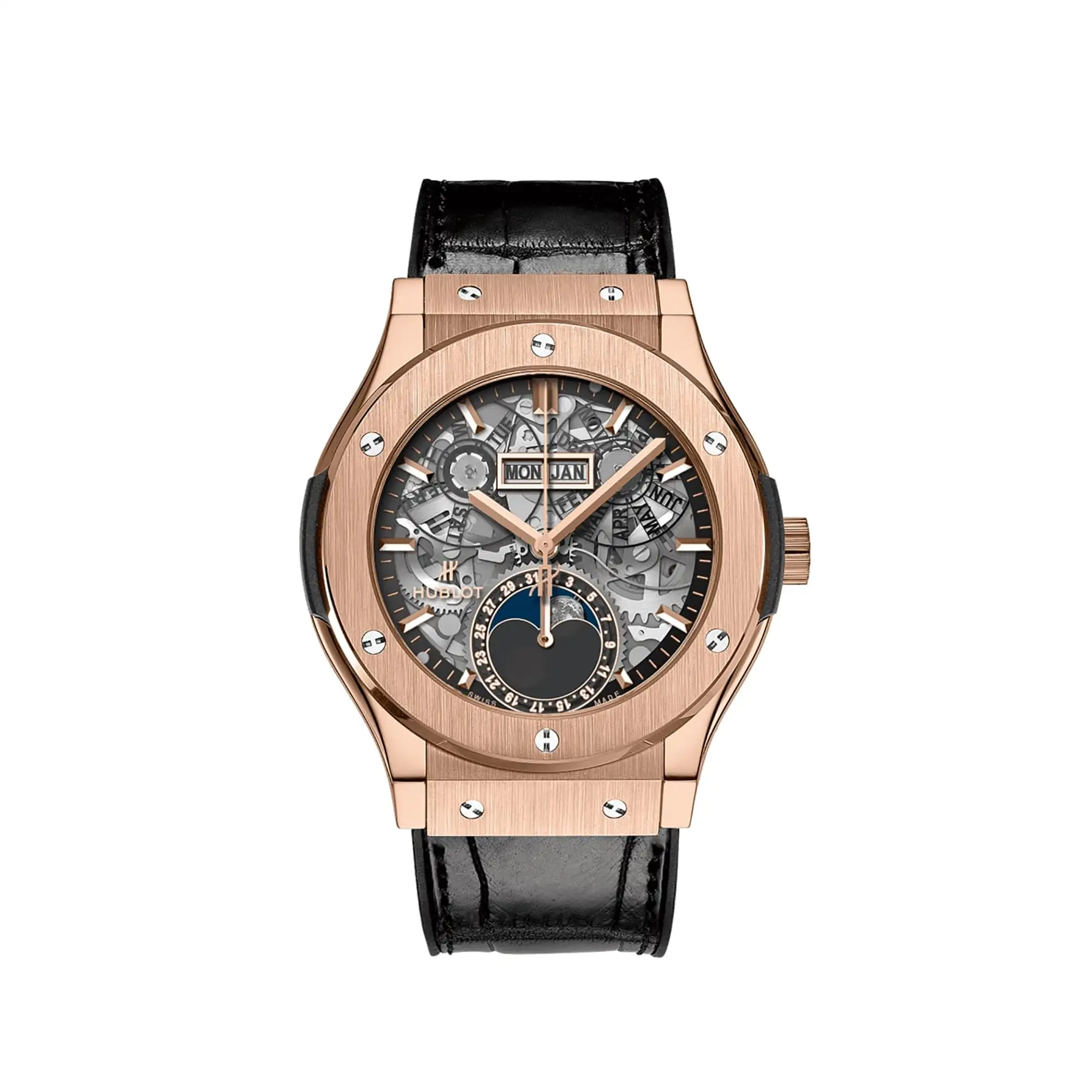 Hublot Replicas Classic Fusion Aerofusion Moonphase King Gold 547 OX 0180 LR