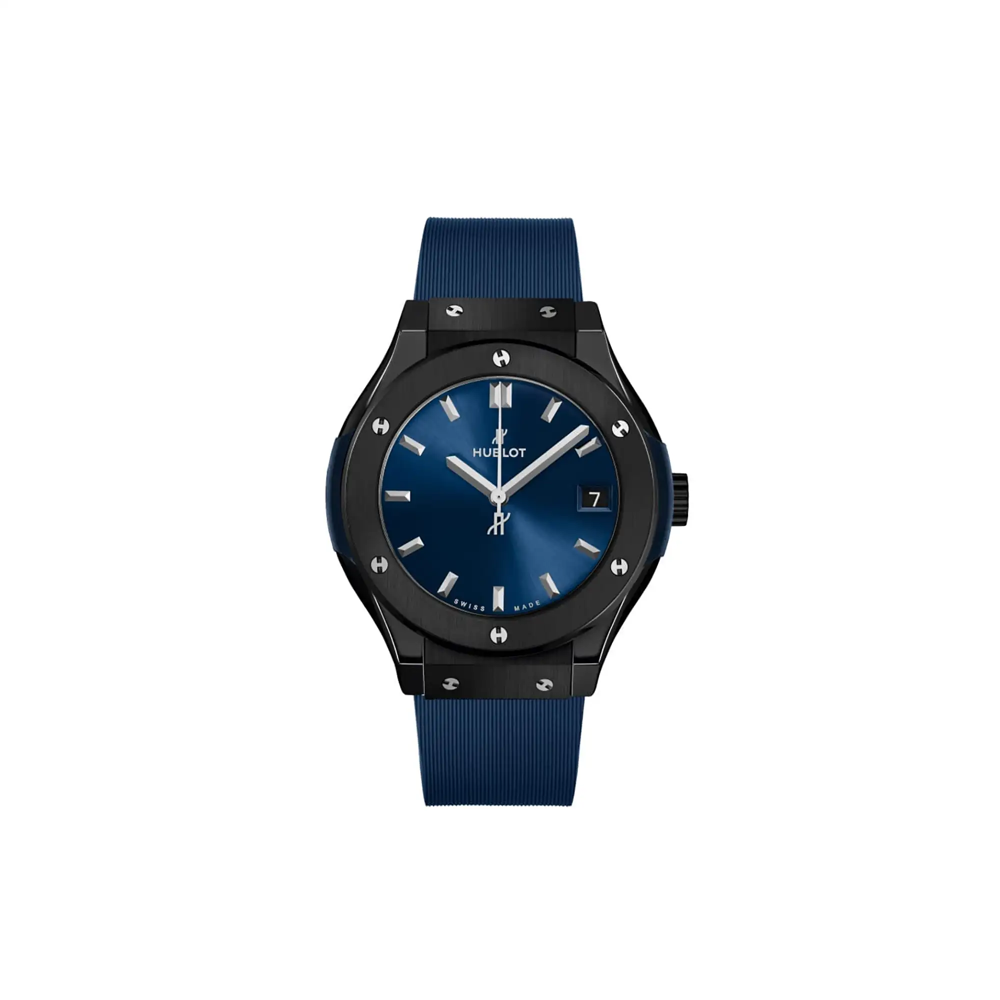 Hublot Replicas Classic Fusion Ceramic Blue 33MM 581 CM 7170 RX