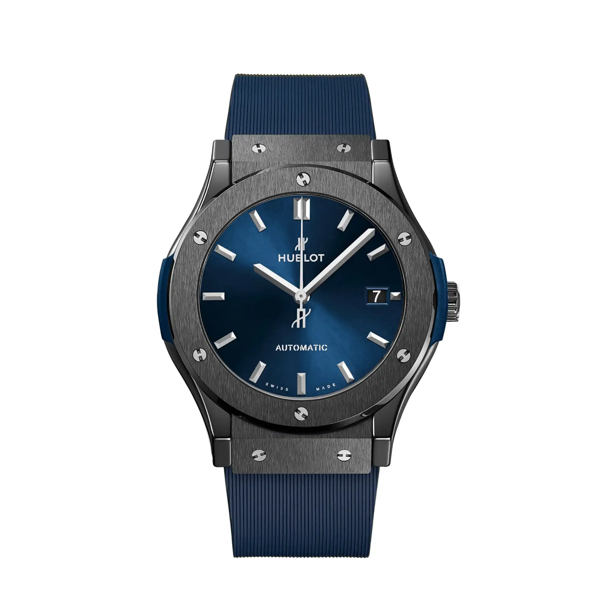 Hublot Replicas Classic Fusion Ceramic Blue 45MM 511 CM 7170 RX