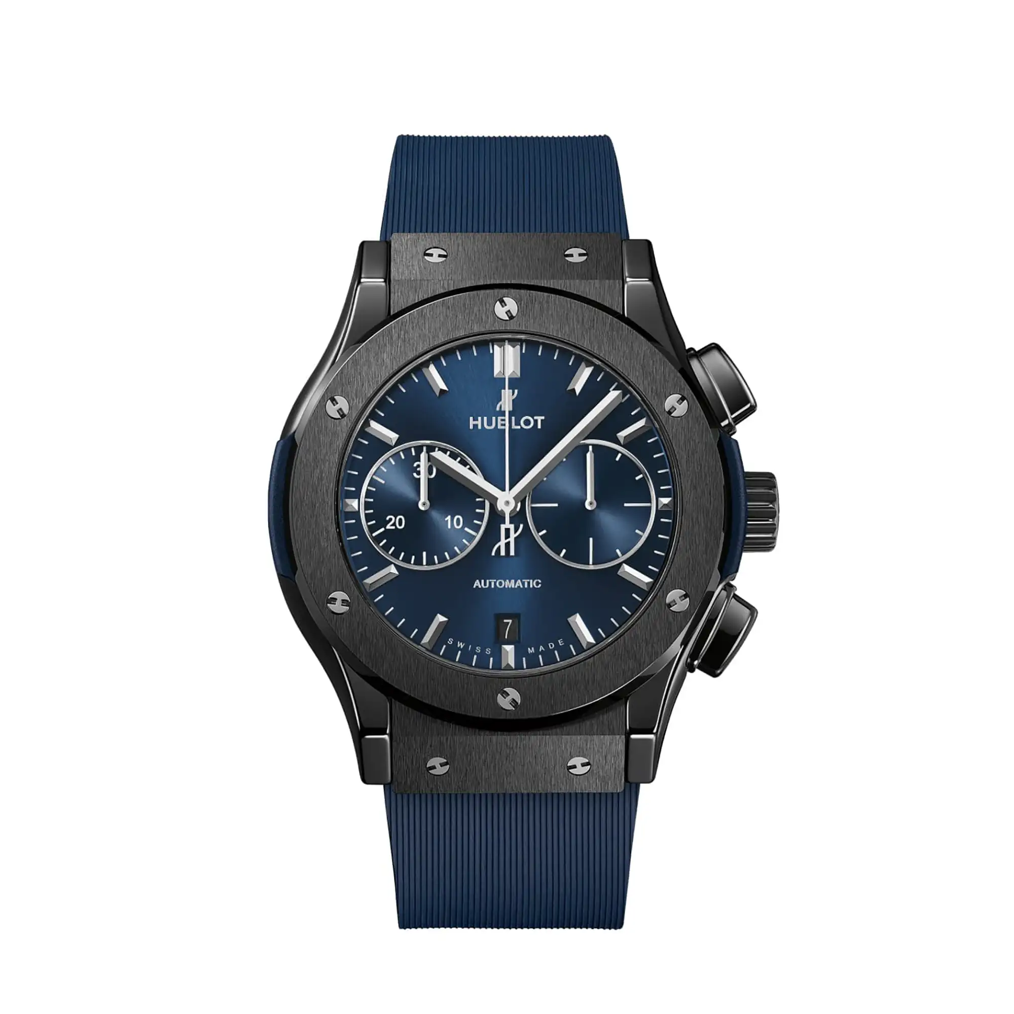 Hublot Replicas Classic Fusion Ceramic Blue Chronograph 45MM 521 CM 7170 RX