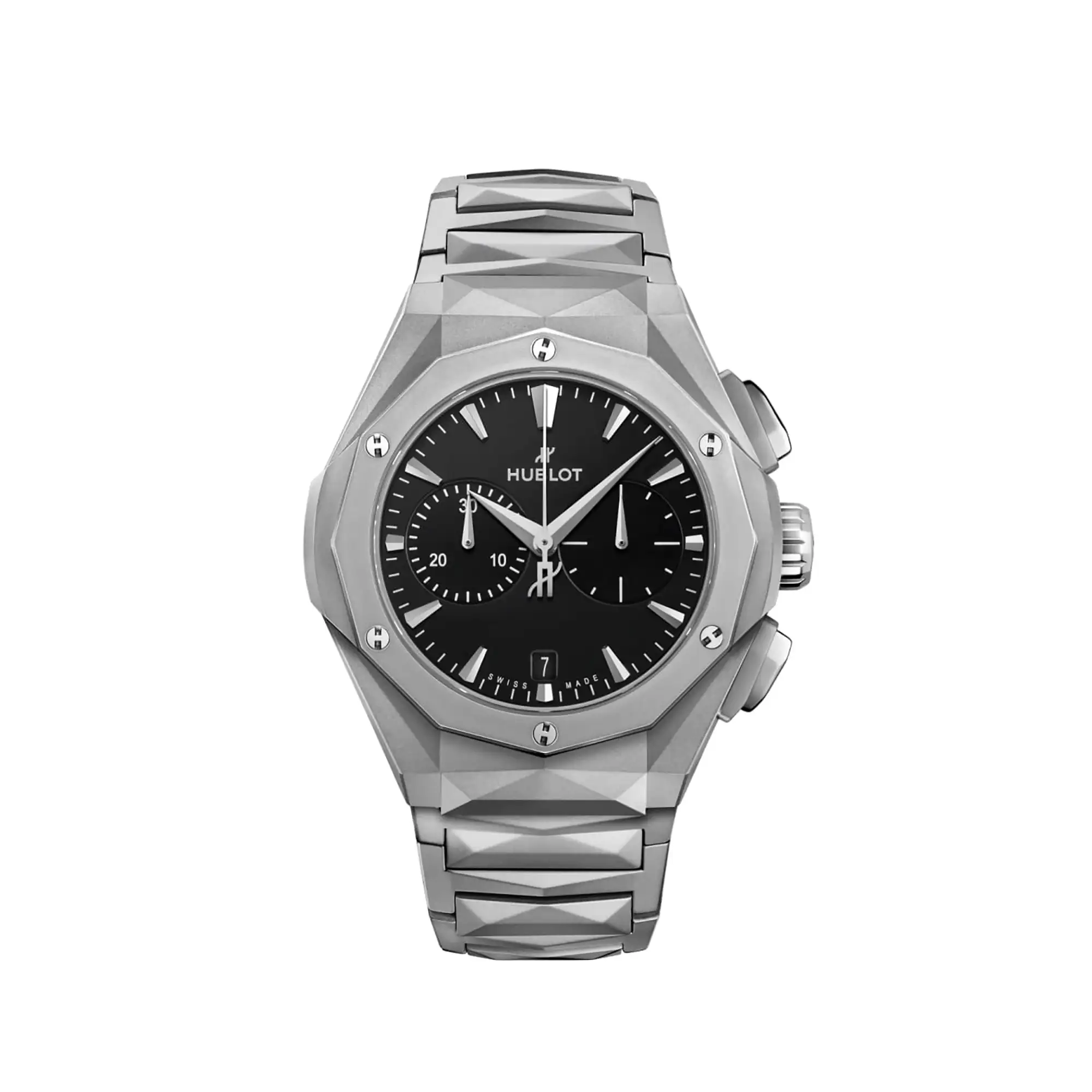 Hublot Replicas Classic Fusion Chronograph Orlinski Full Titanium 549 NI 1270 NI ORL23