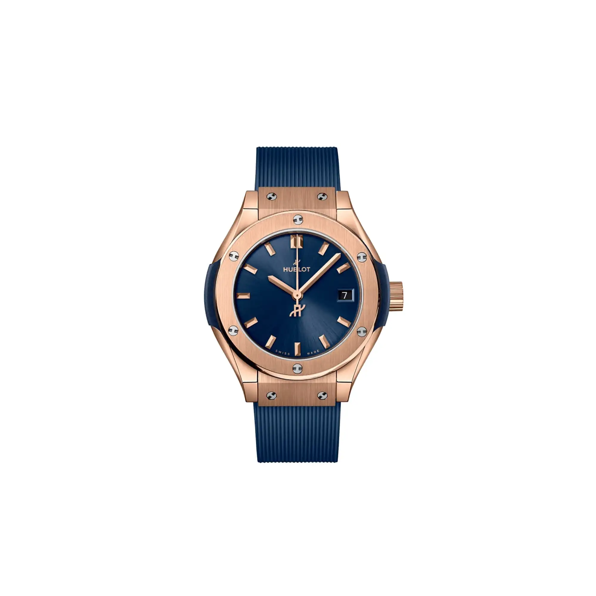 Hublot Replicas Classic Fusion King Gold Blue 29MM 591 OX 7180 RX