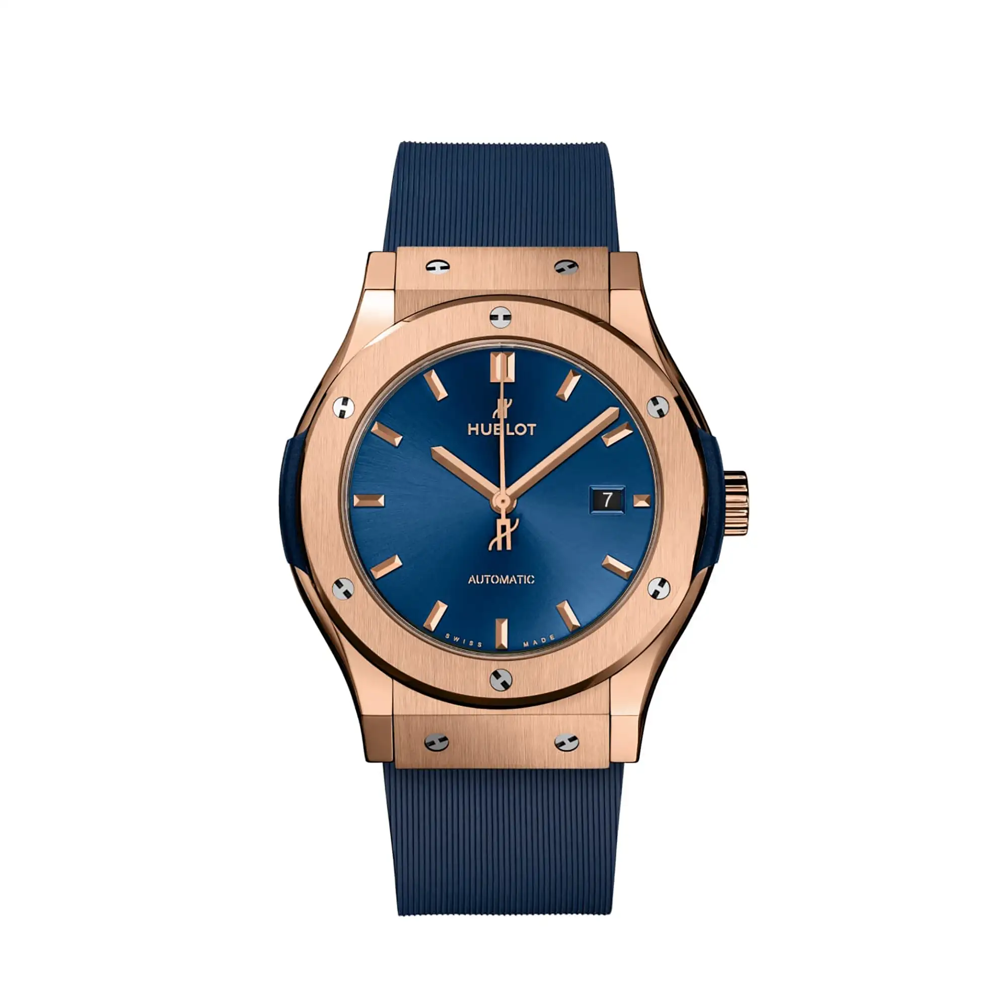 Hublot Replicas Classic Fusion King Gold Blue 42MM 542 OX 7180 RX