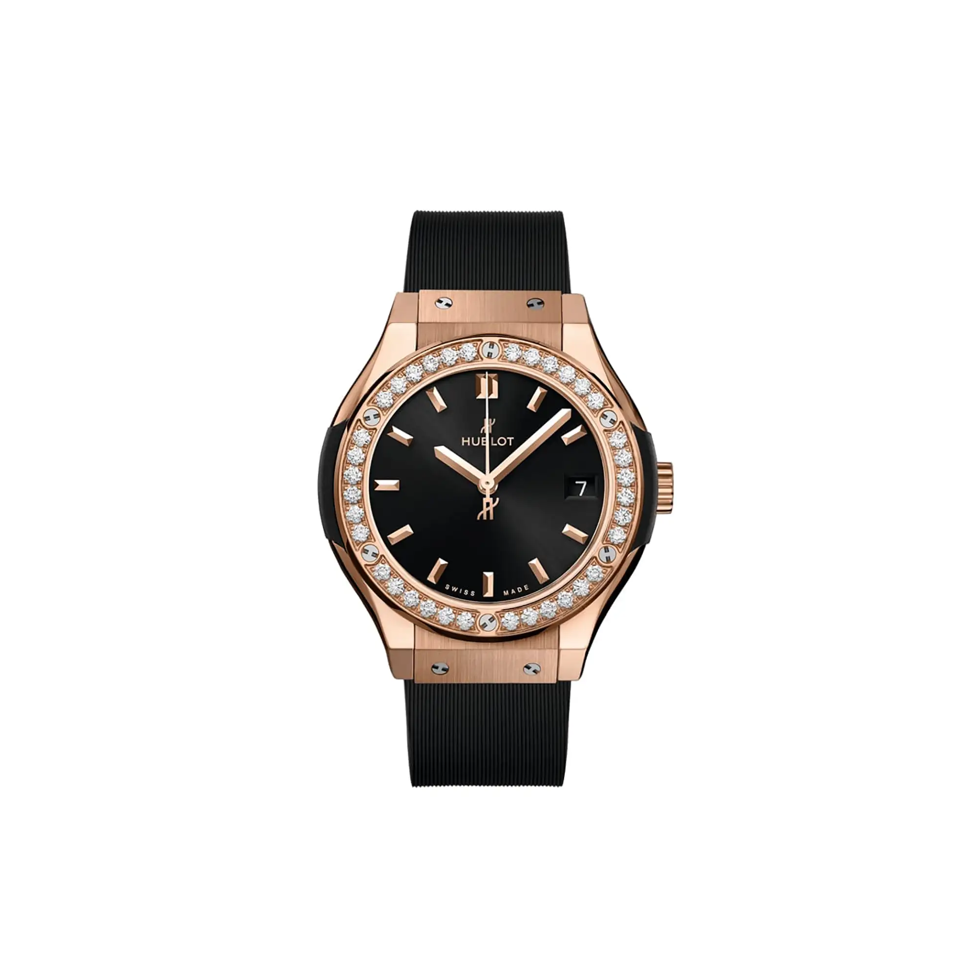 Hublot Replicas Classic Fusion King Gold Diamonds 33MM 581 OX 1480 RX 1104