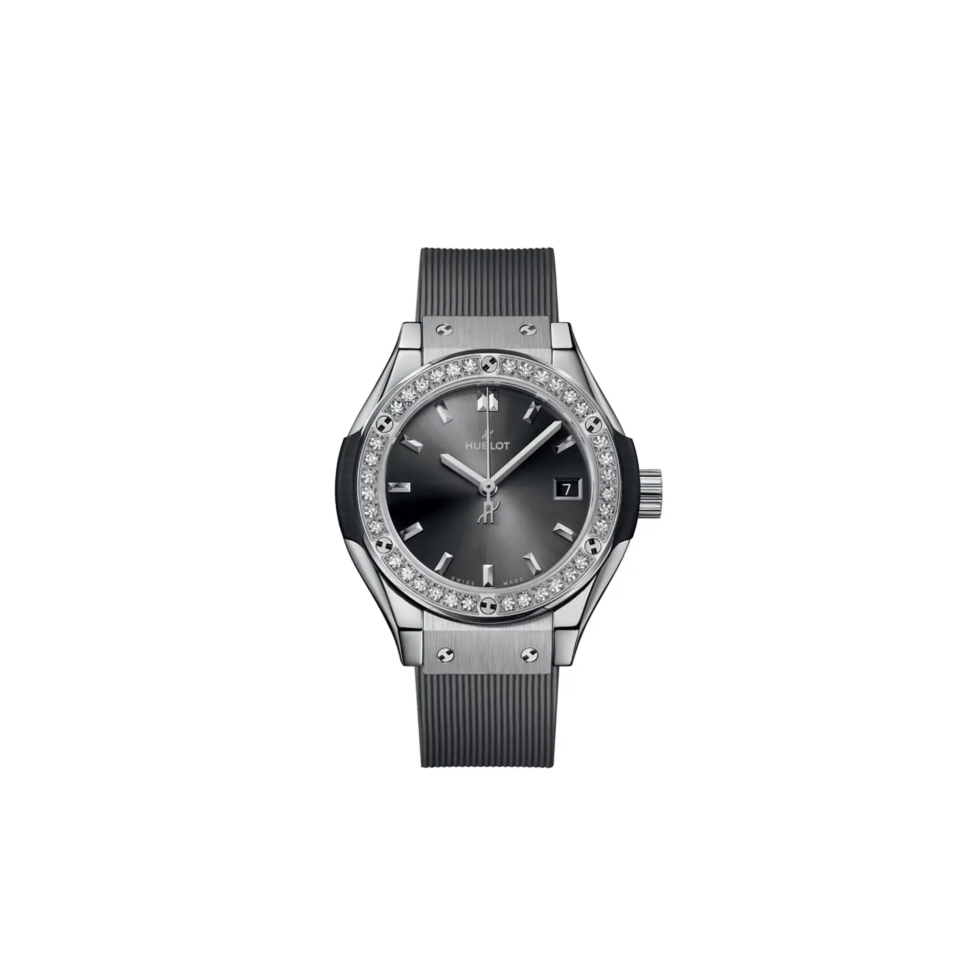 Hublot Replicas Classic Fusion Racing Grey Titanium Diamonds 591 NX 7070 RX 1204