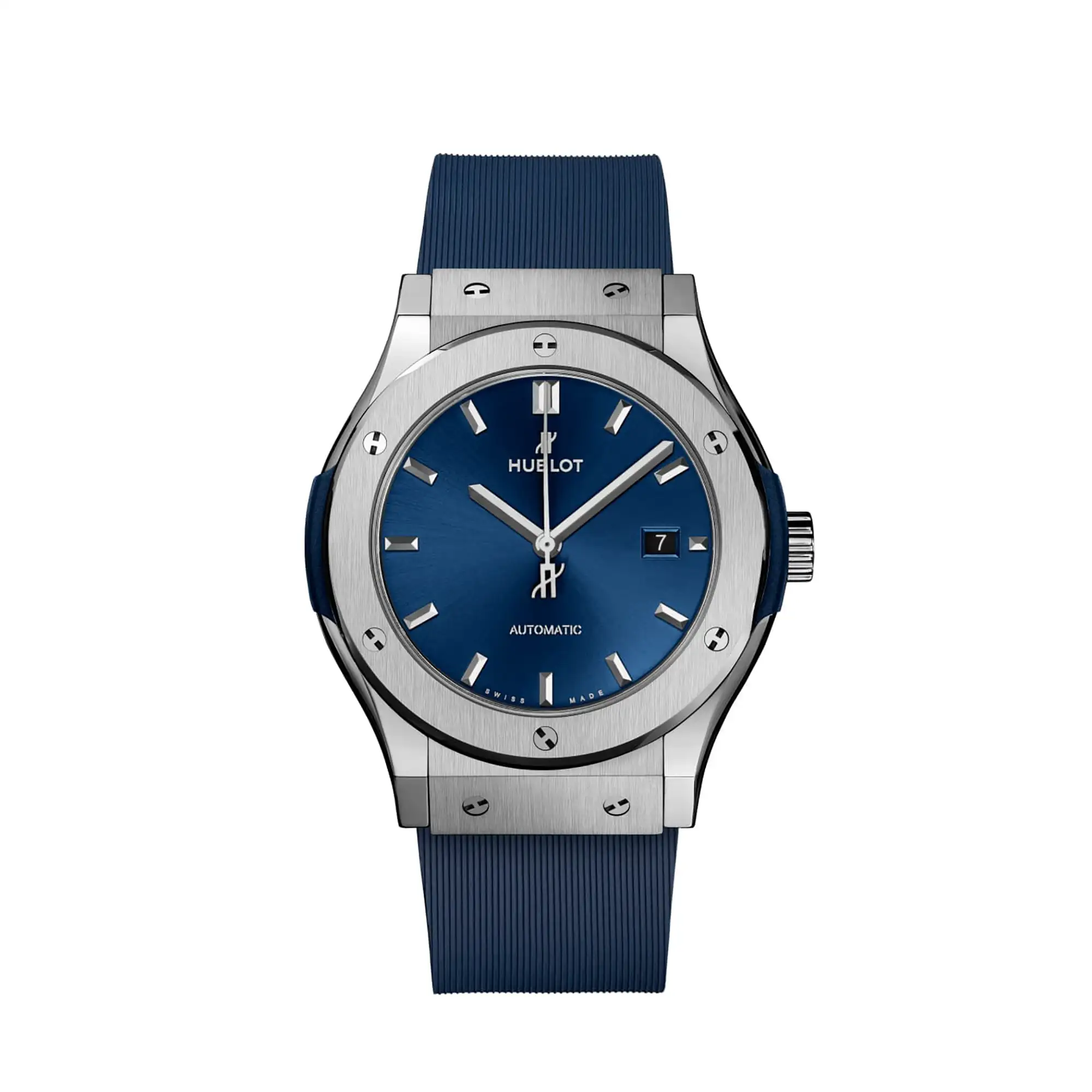 Hublot Replicas Classic Fusion Titanium Blue 42MM 542 NX 7170 RX