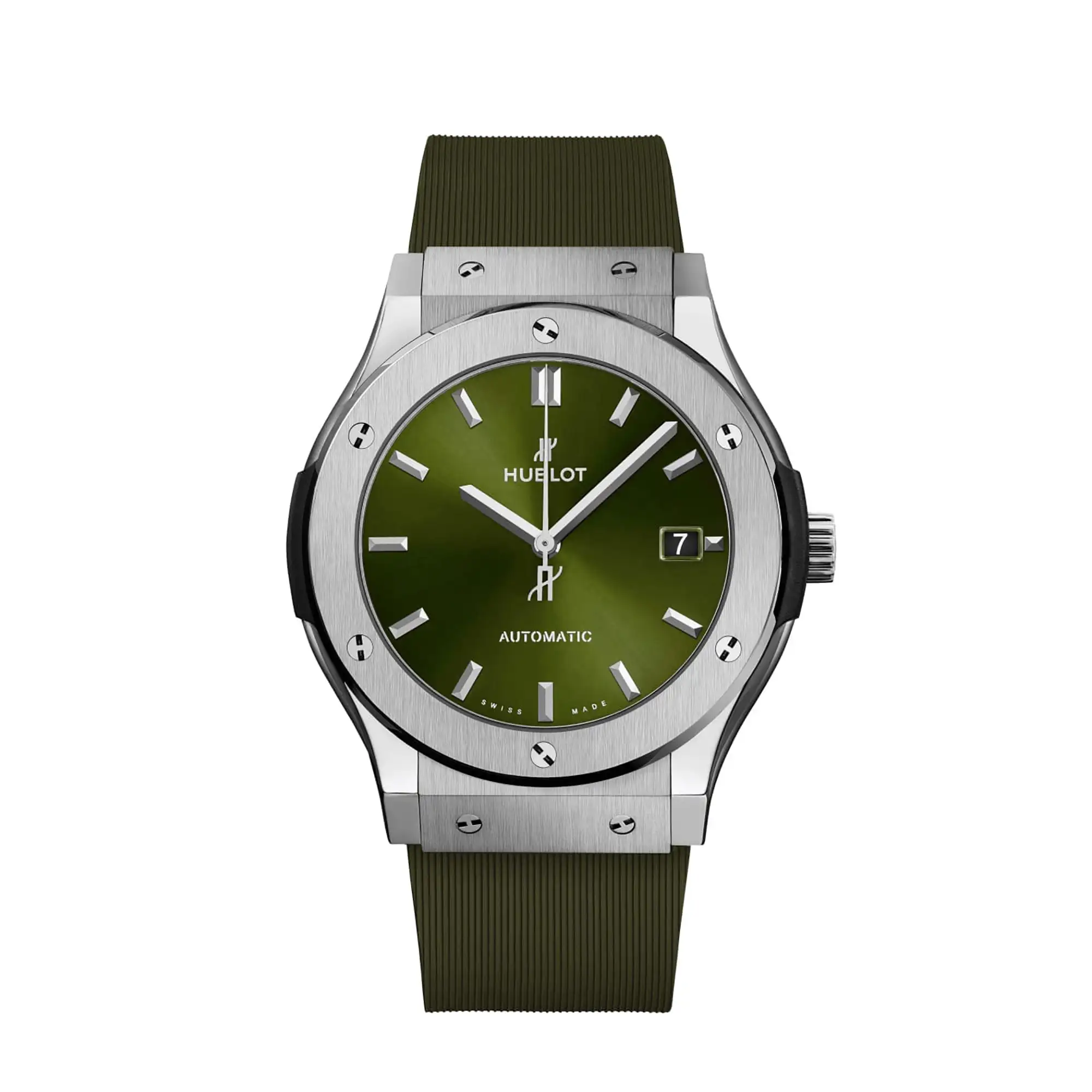 Hublot Replicas Classic Fusion Titanium Green 45MM 511 NX 8970 RX