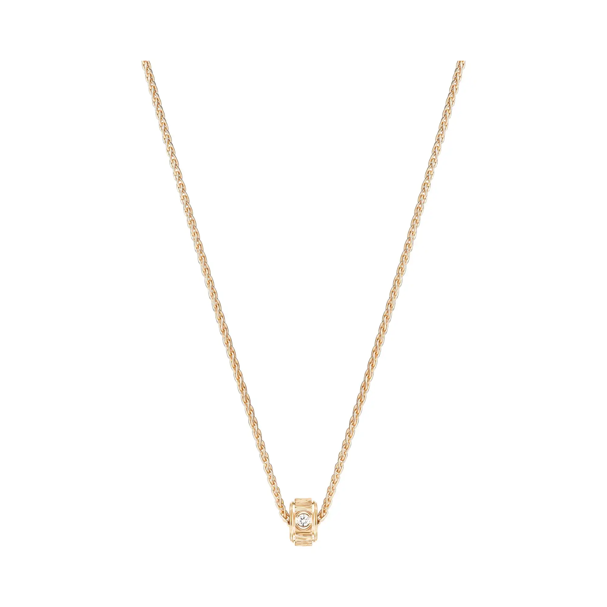 PIAGET Possession pendant Rose Gold fake diamond necklace G33PH100