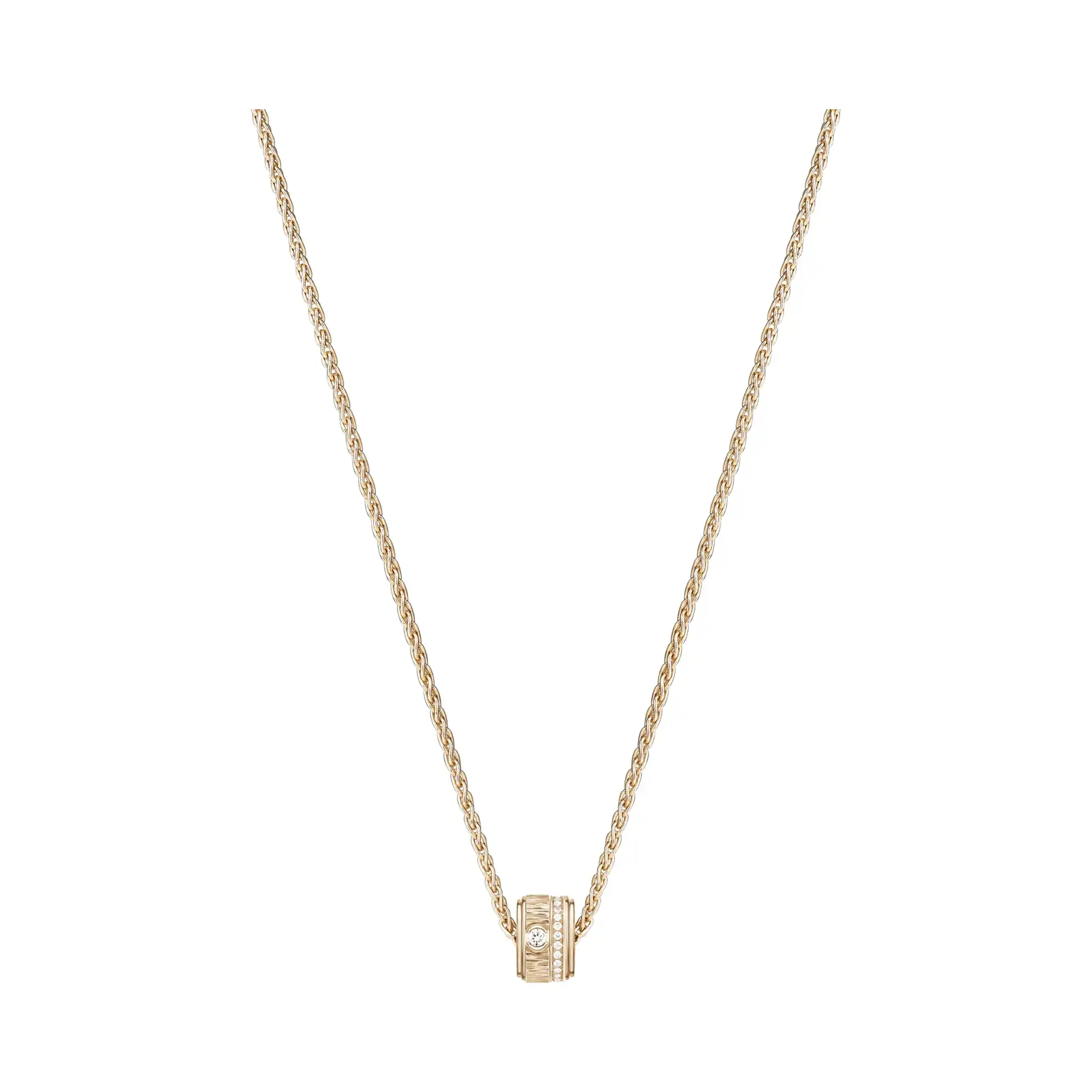 PIAGET Possession pendant Rose Gold fake diamond necklace G33PH600