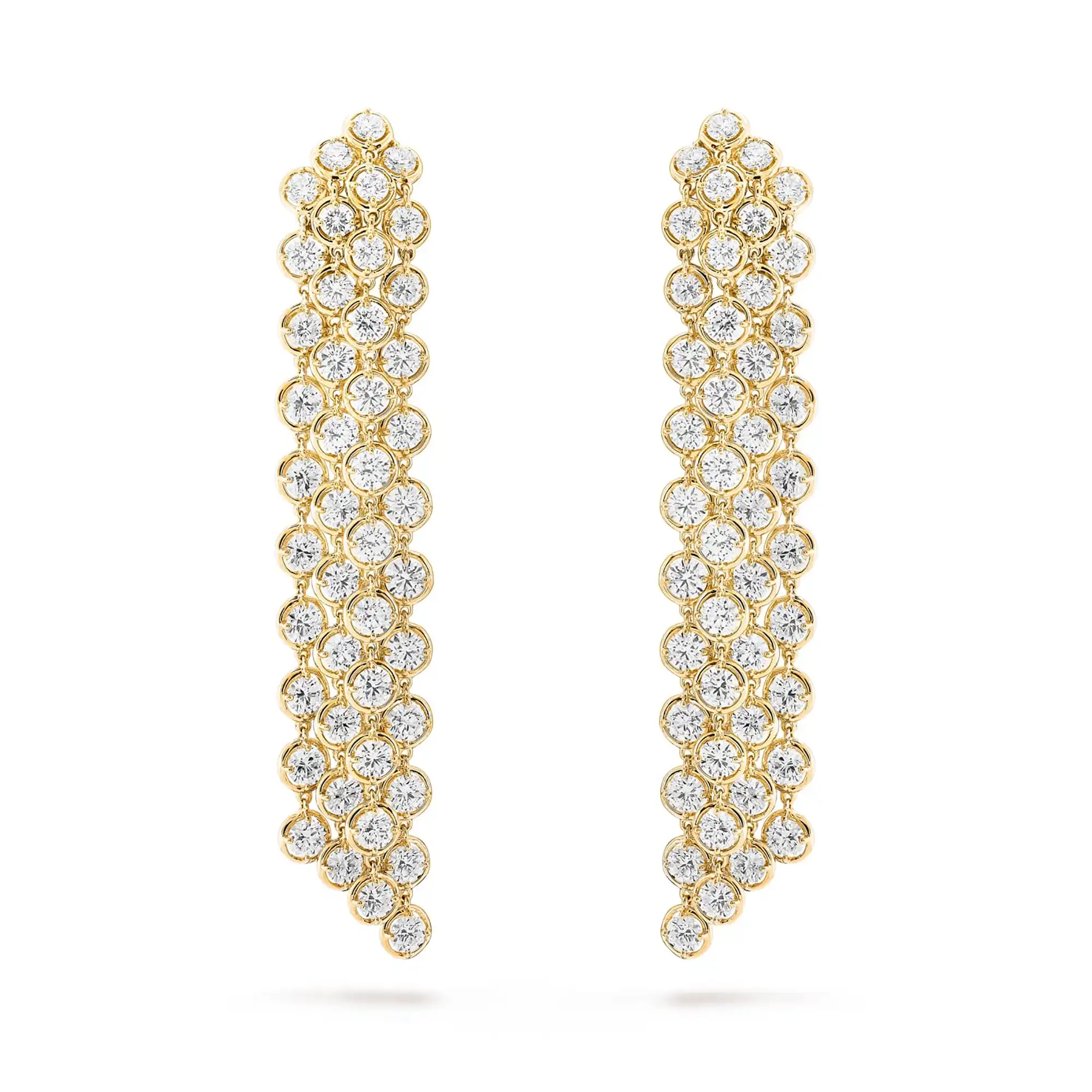 Palmyre van cleef arpels earrings replica 18K yellow gold VCARO9TL00
