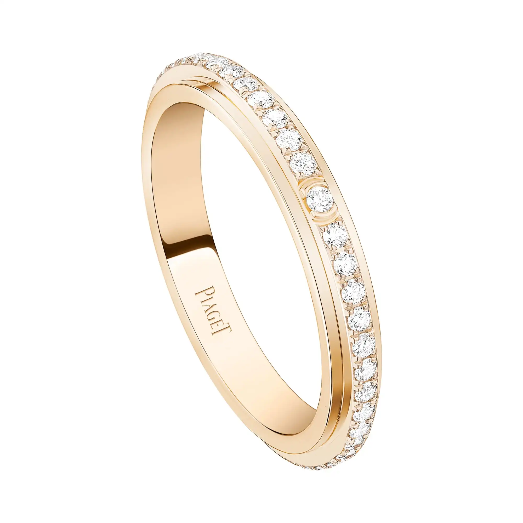 Possession ring Small modelRose Gold fake diamond rings G34P1M00