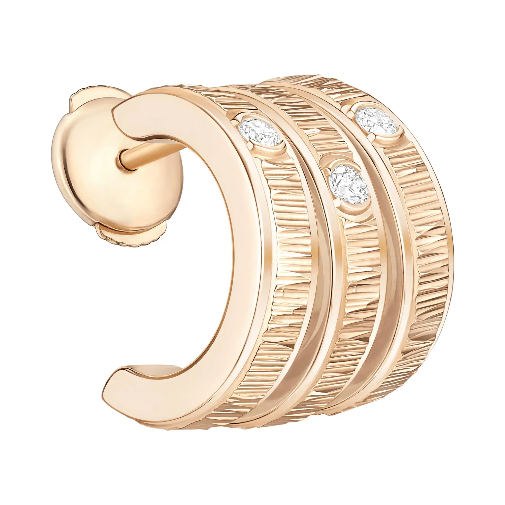 Possession single earring Rose Gold Diamond replica earrings G38P1B00