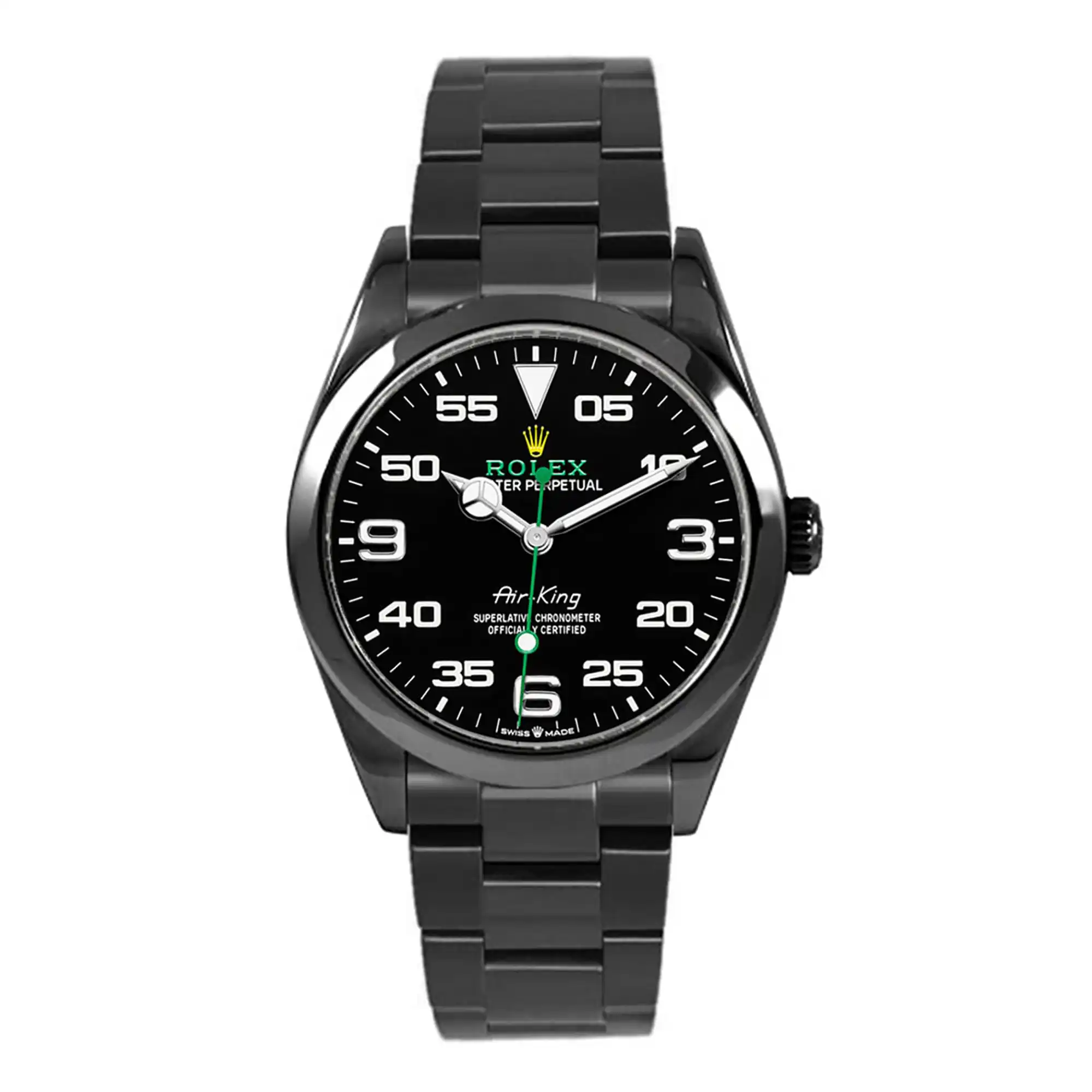 ROLEX REPLICA SUPER CLONE WATCHES AIR KING 40MM 126900 DLC PVD 126900DLC