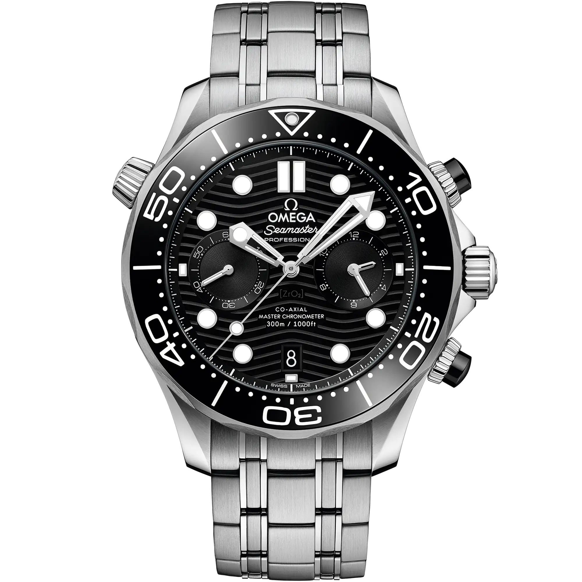 Replica omega seamaster diver 300m co axial master chronometer chronograph 44 mm 21030445101001 824e80