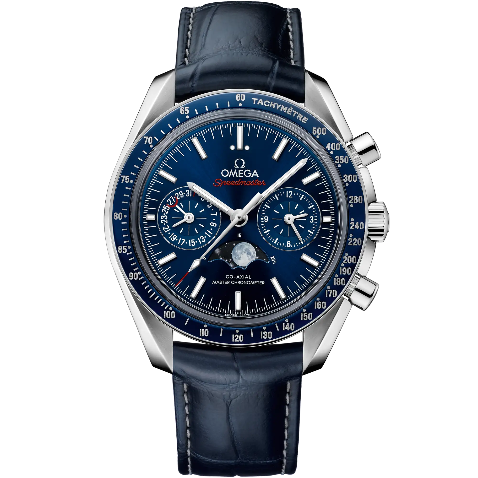 Replica omega speedmaster moonphase co axial master chronometer moonphase chronograph 44 25 mm 30433445203001 8be329