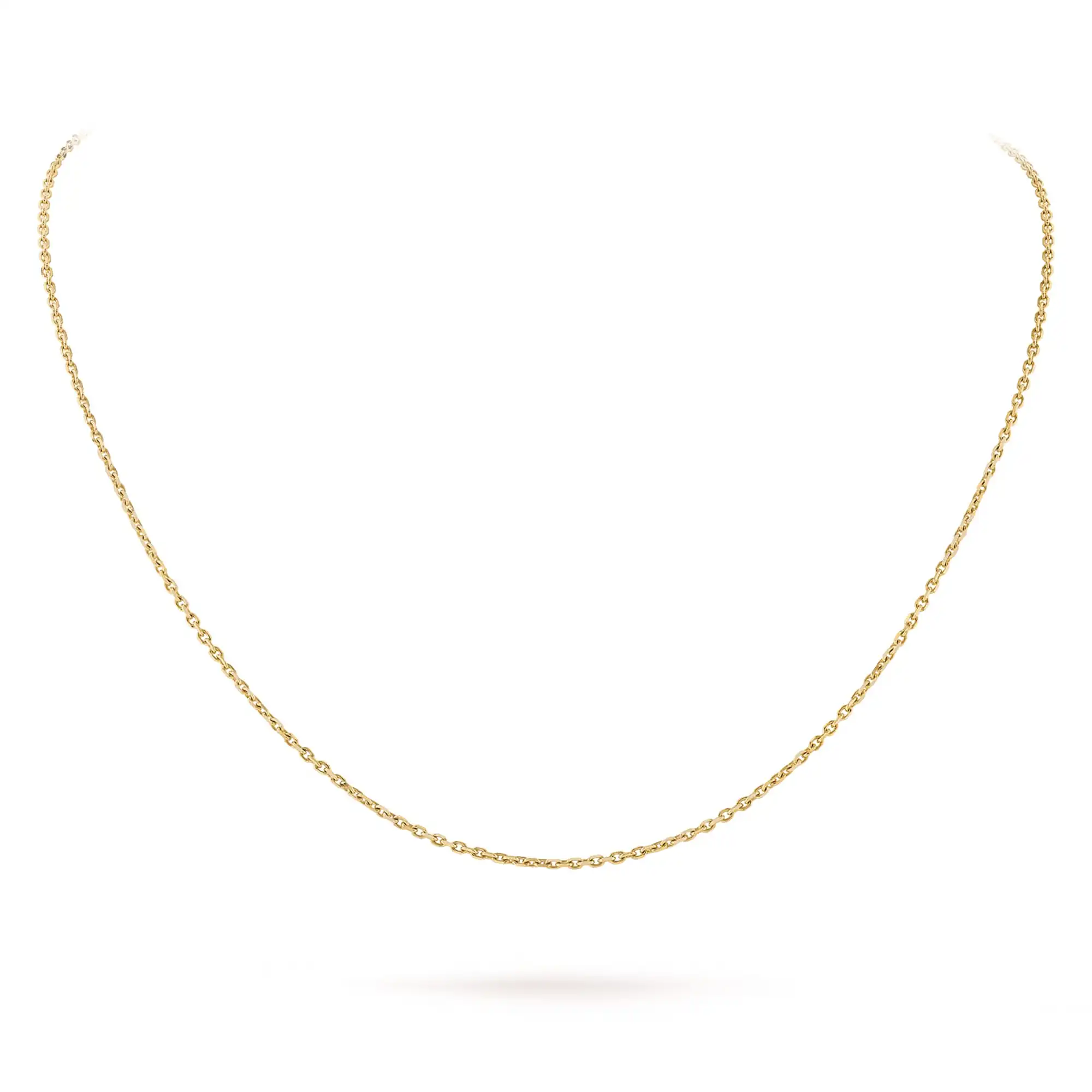 Van Cleef Arpels Trace Chain 42cm 18K Yellow Gold VCARO3YJ00