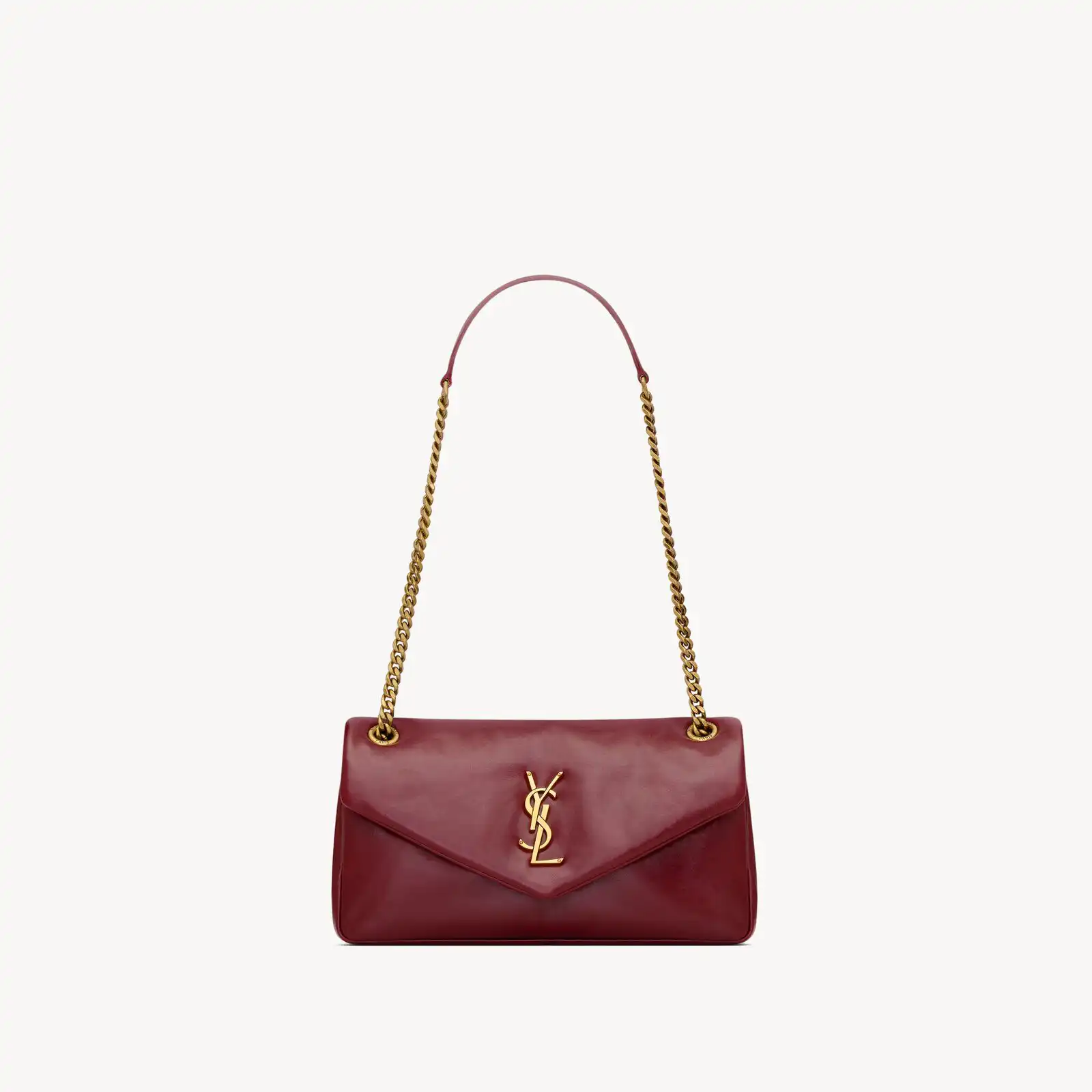 YSL Replica calypso small in shiny leather 734153AADRE6688