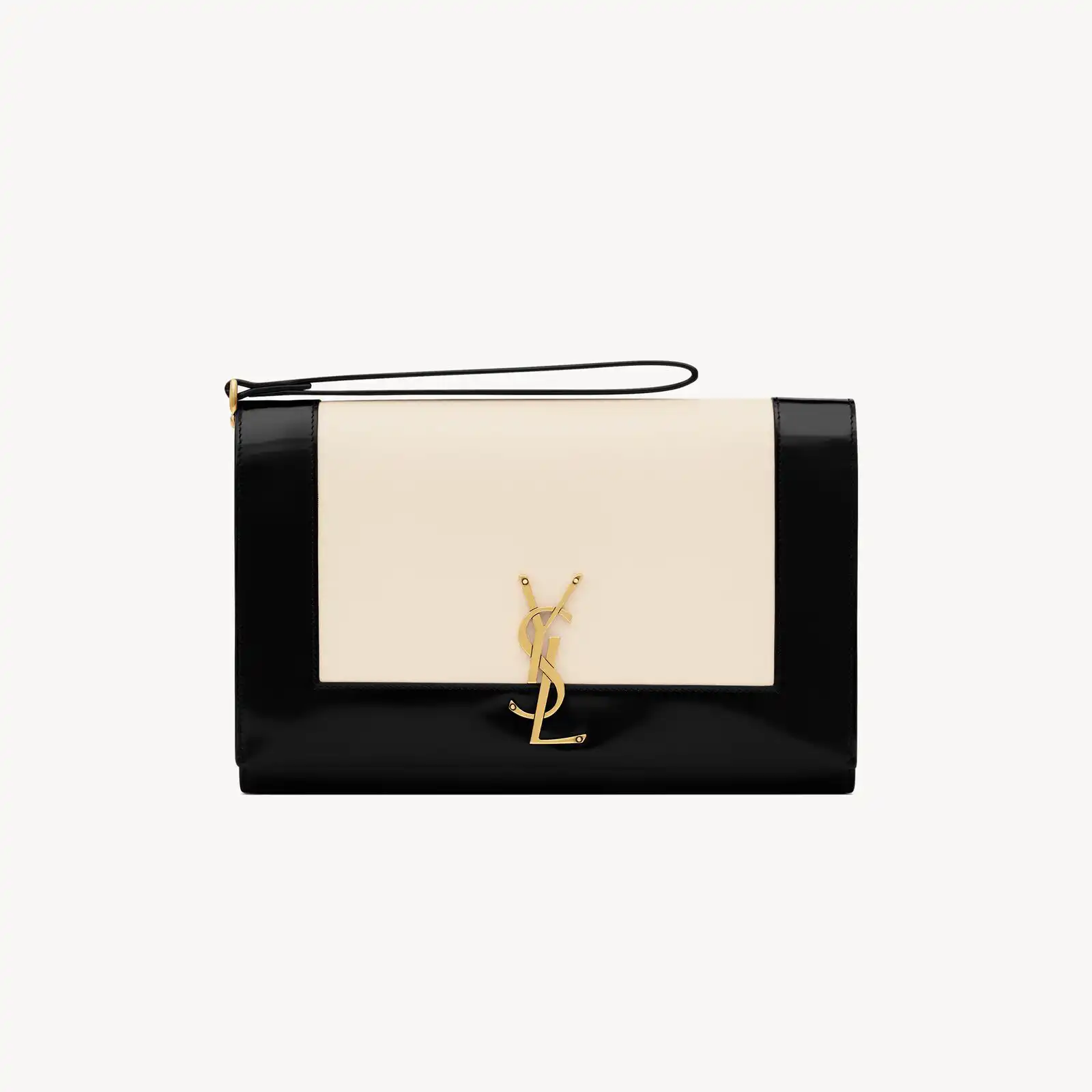 YSL Replica cassandre flap pouch in lambskin and brushed leather 753883AAB9T9299