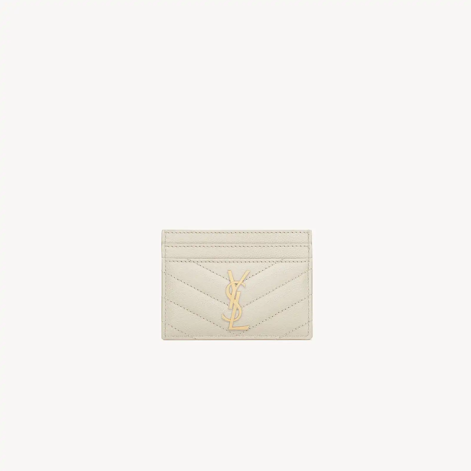 YSL Replica cassandre matelasse card case in grain de poudre leather 423291BOW019207