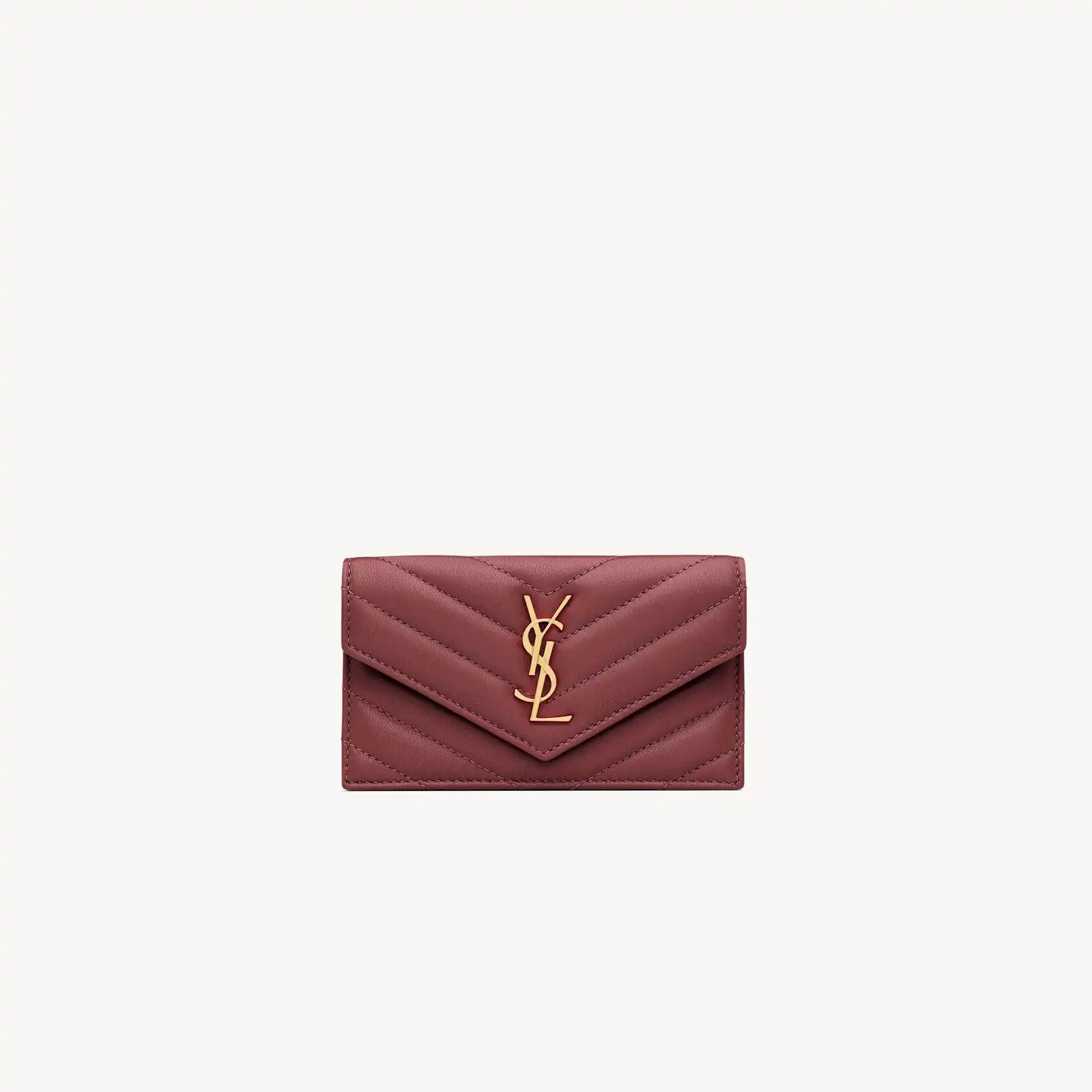 YSL Replica cassandre matelasse fragments flap card case in lambskin 612808AAA446592