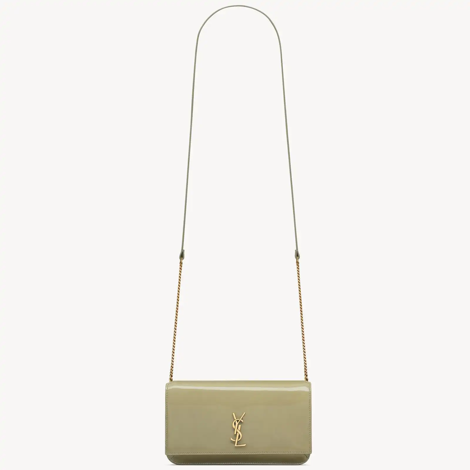 YSL Replica cassandre phone holder in patent leather 635095AAD173751