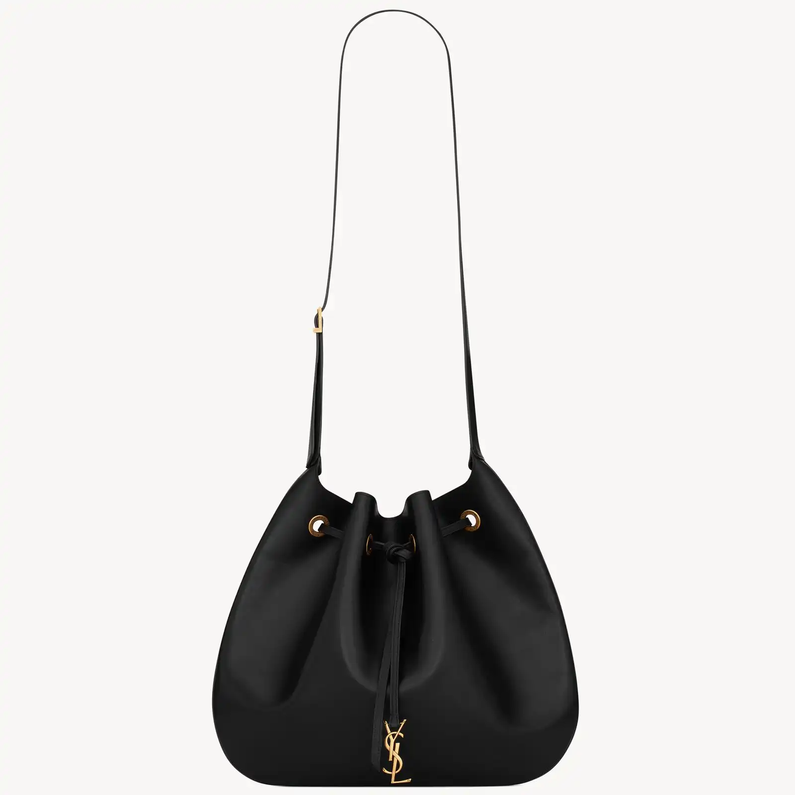 YSL Replica paris vii large flat hobo bag in smooth leather 697941AAAMD1000