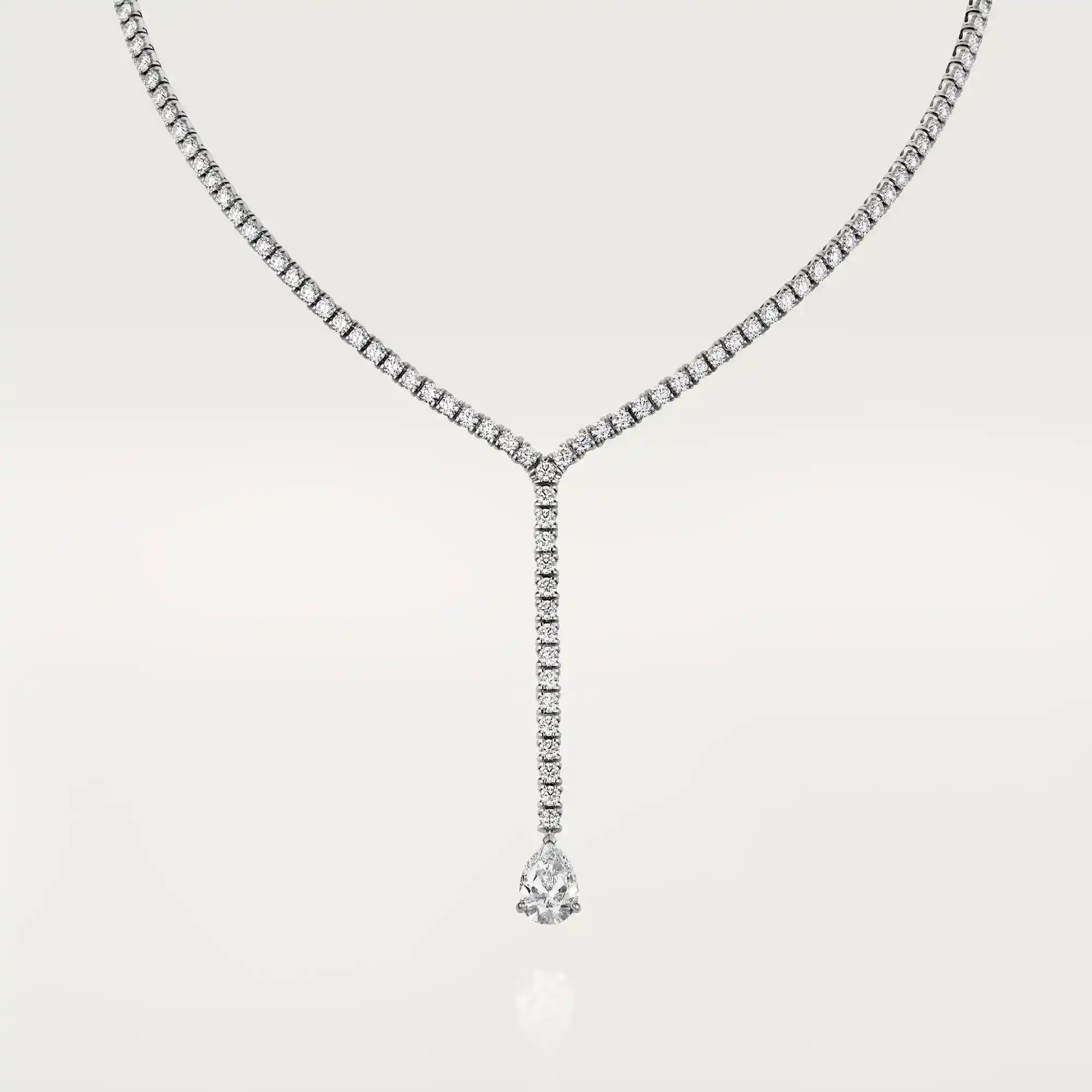 cartier replica necklace white gold set with a Cartier N7424386