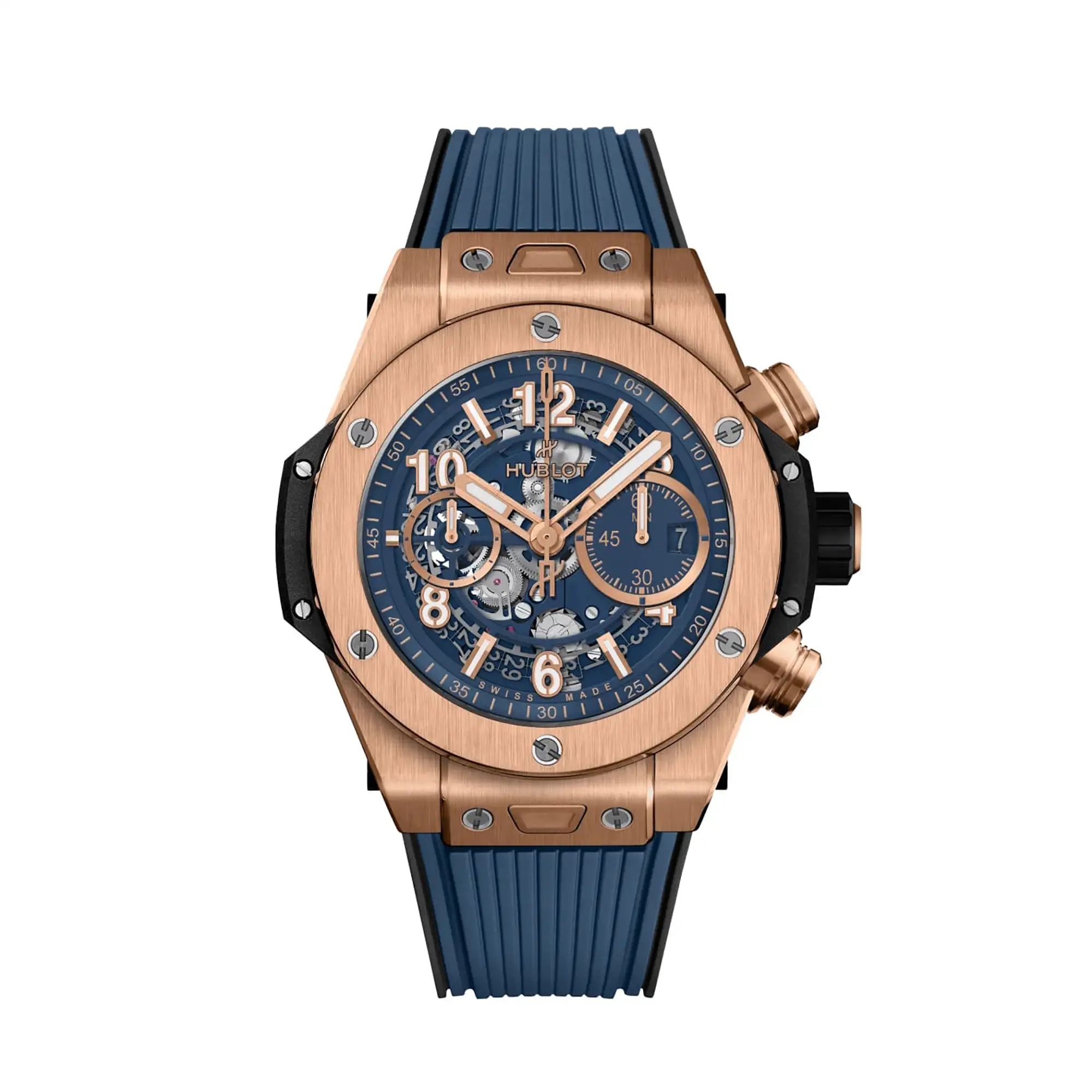 hublot replicas Big Bang Unico King Gold Blue 421 OX 5180 RX
