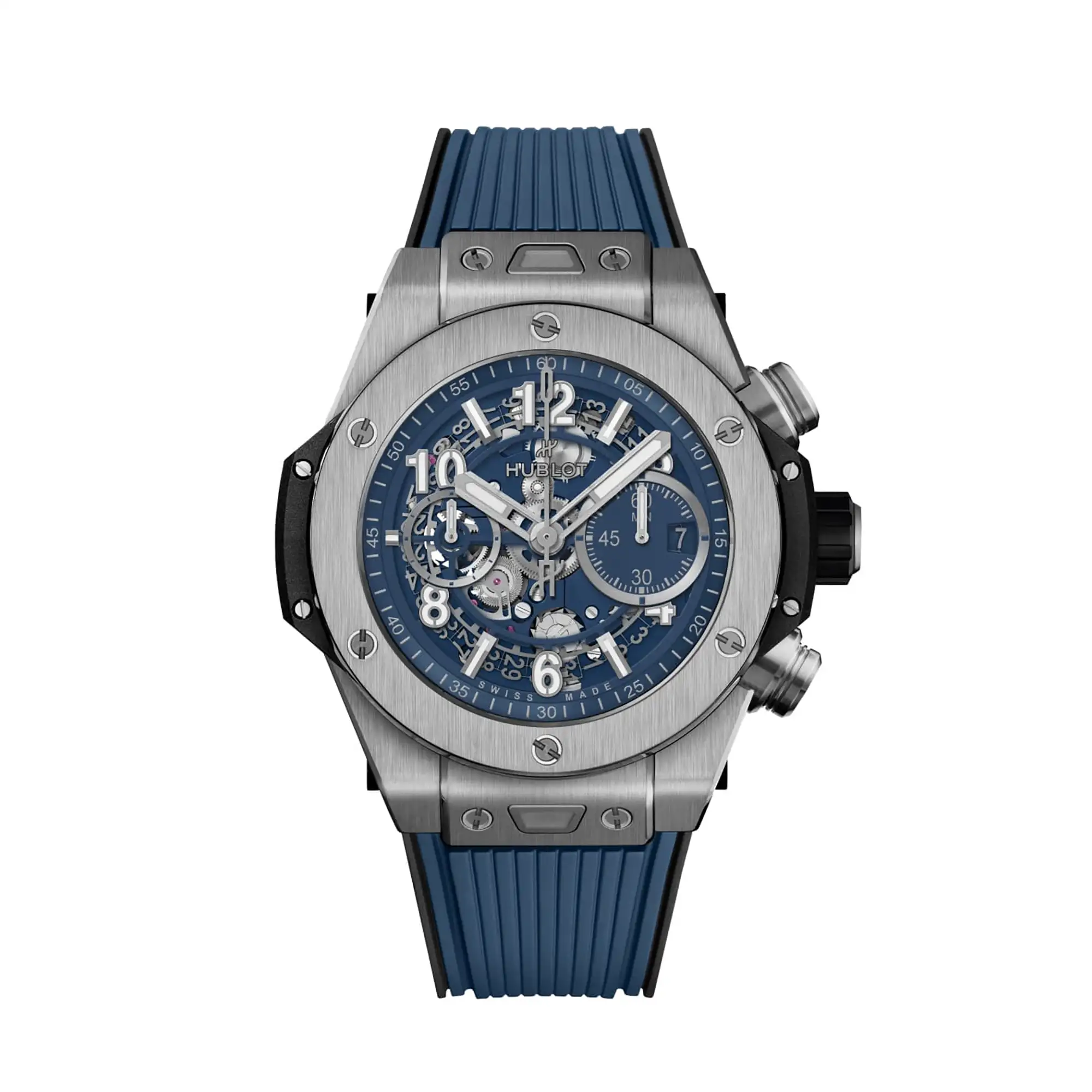 hublot replicas Big Bang Unico Titanium Blue 44mm 421 NX 5170 RX
