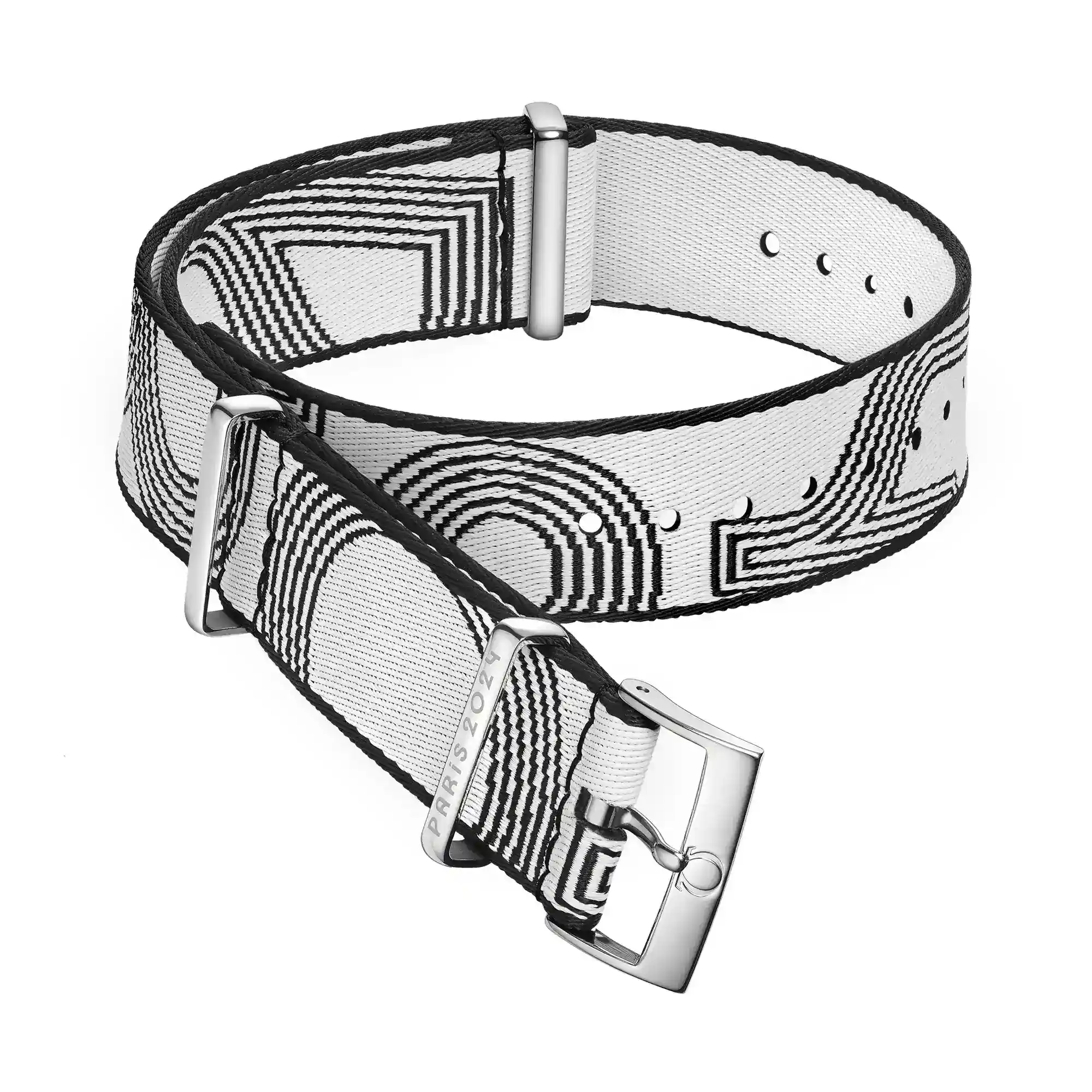 omega nato polyamide white and black strap 031Z019141W dfd518