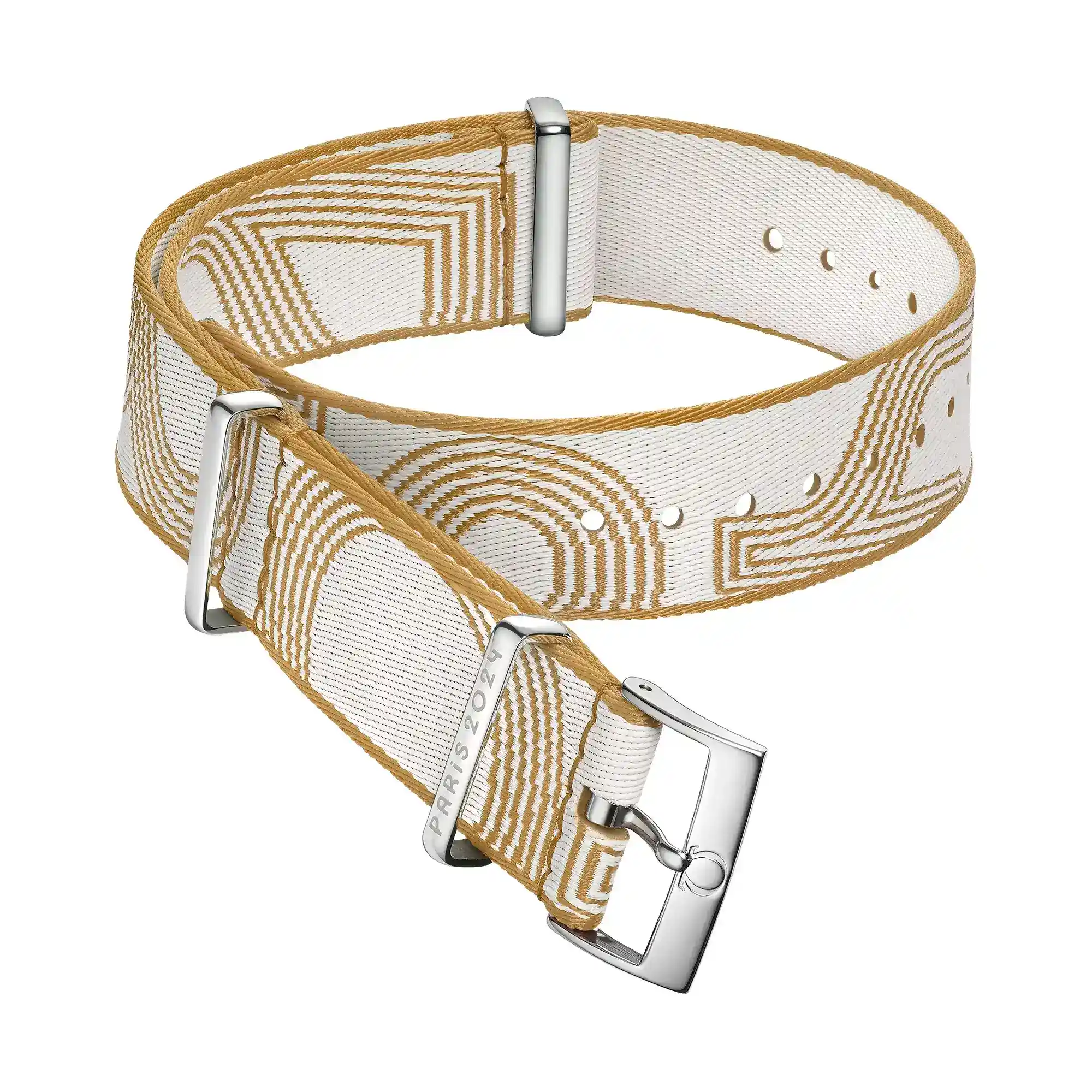 omega nato polyamide white and yellow strap 031Z019139W c7f7e8